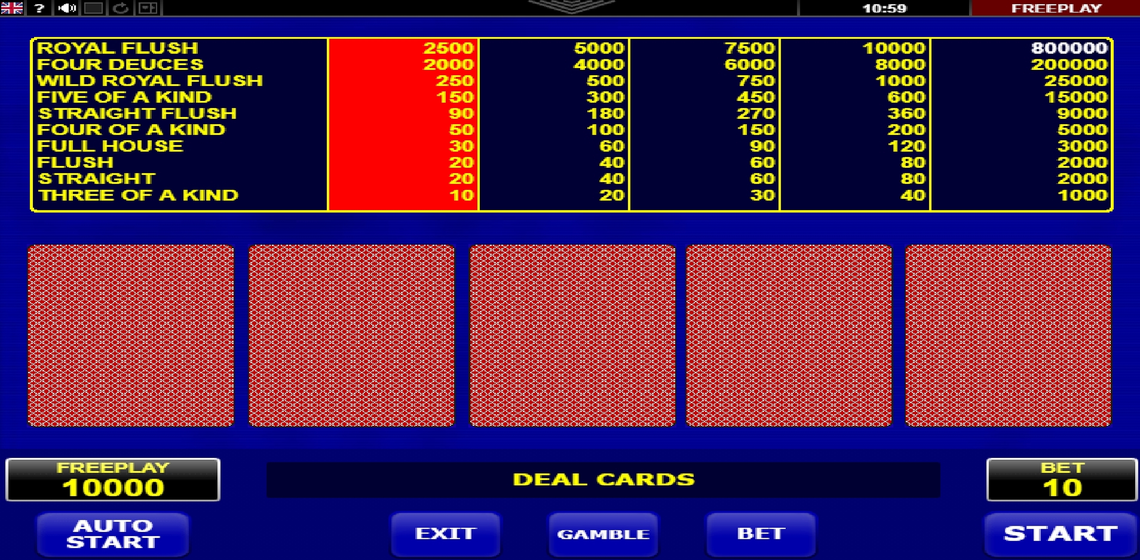 Deuces Wild (Amatic Industries) demo
