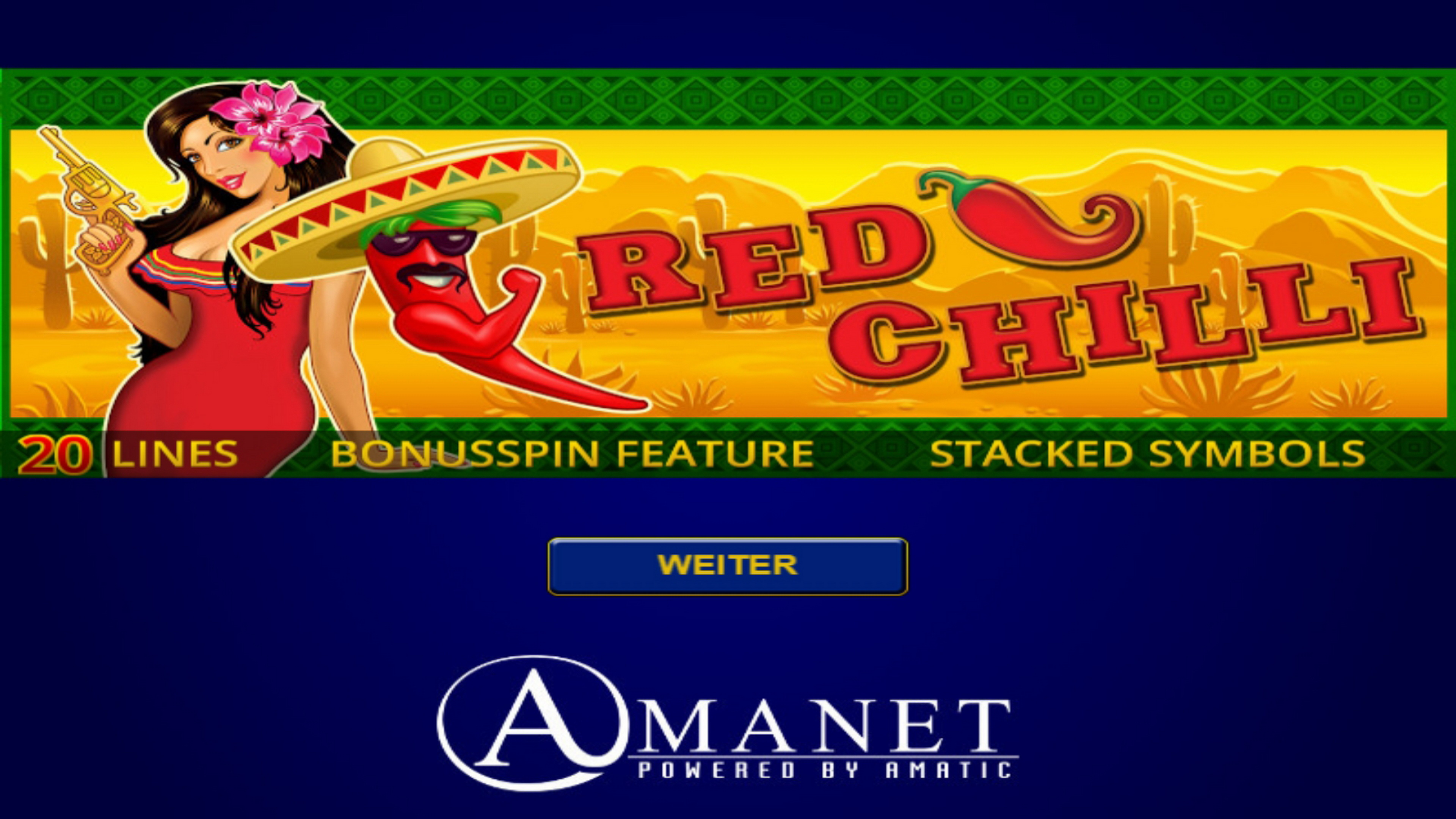 Play Red Chilli Free Casino Slot Game by Amatic Industries