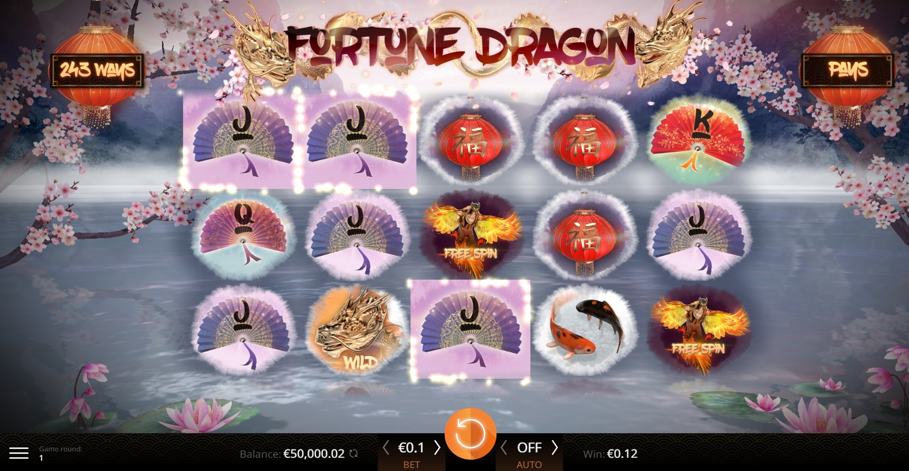 Win Money in Fortune Dragon Free Slot Game by Amazing Gaming
