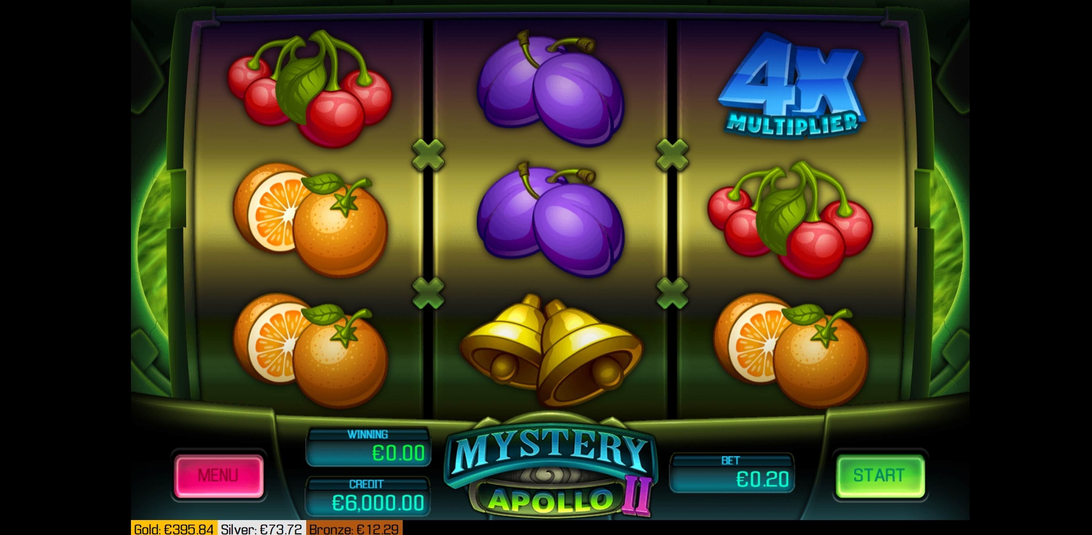 Reels in Mystery Joker Slot Game by Apollo Games