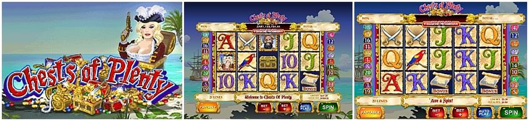 The Chests of Plenty Online Slot Demo Game by Ash Gaming