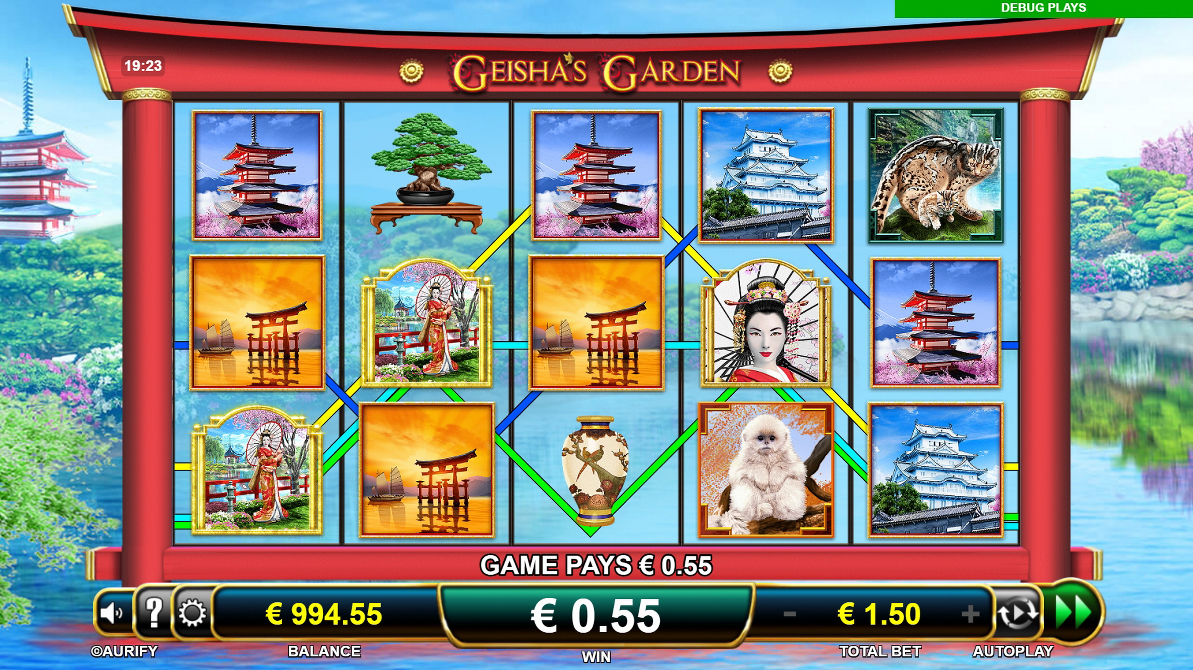 Win Money in Geisha's Garden Free Slot Game by Aurify Gaming
