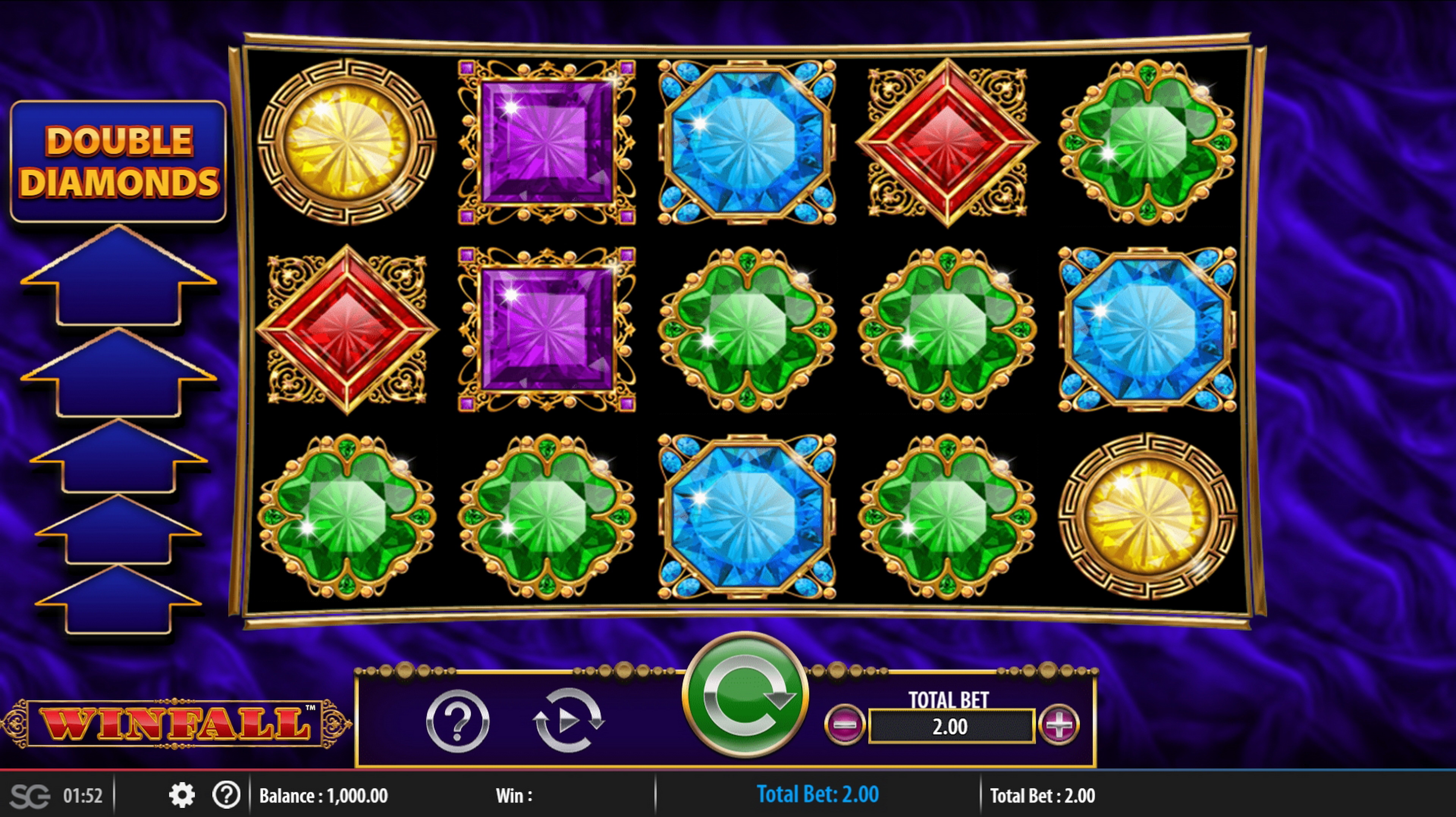Reels in Winfall Slot Game by Barcrest Games