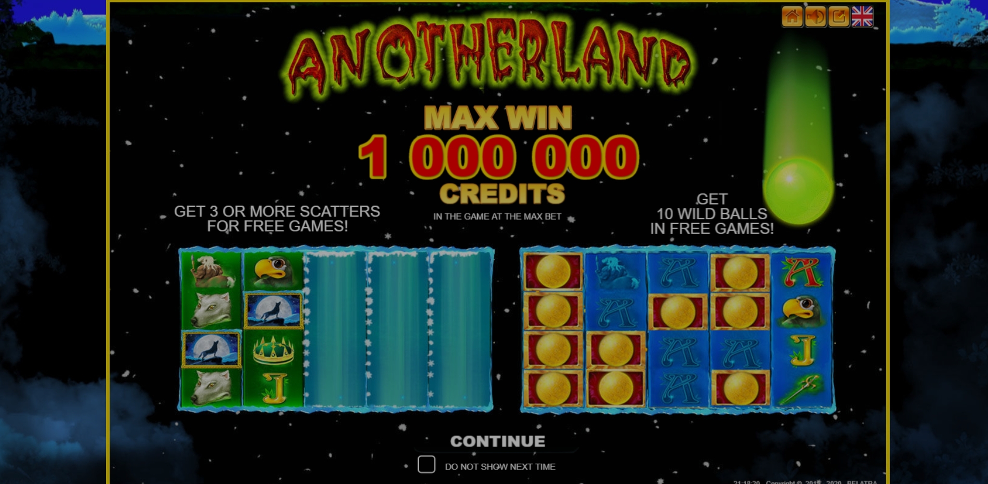 Play Anotherland Luxe Free Casino Slot Game by Belatra Games