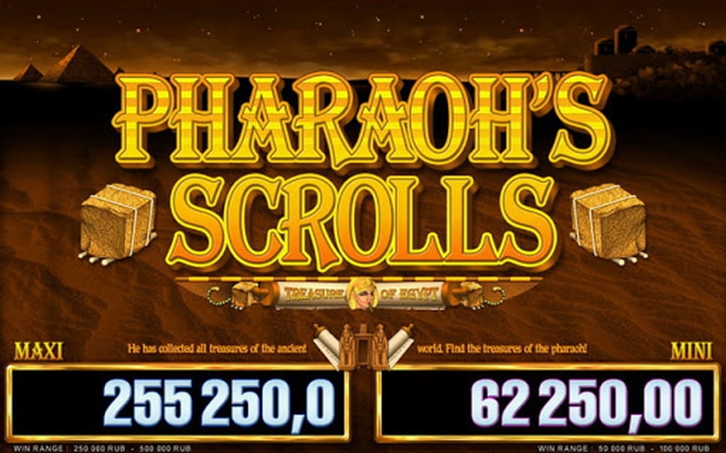 The Pharaohs Scrolls Luxe Online Slot Demo Game by Belatra Games