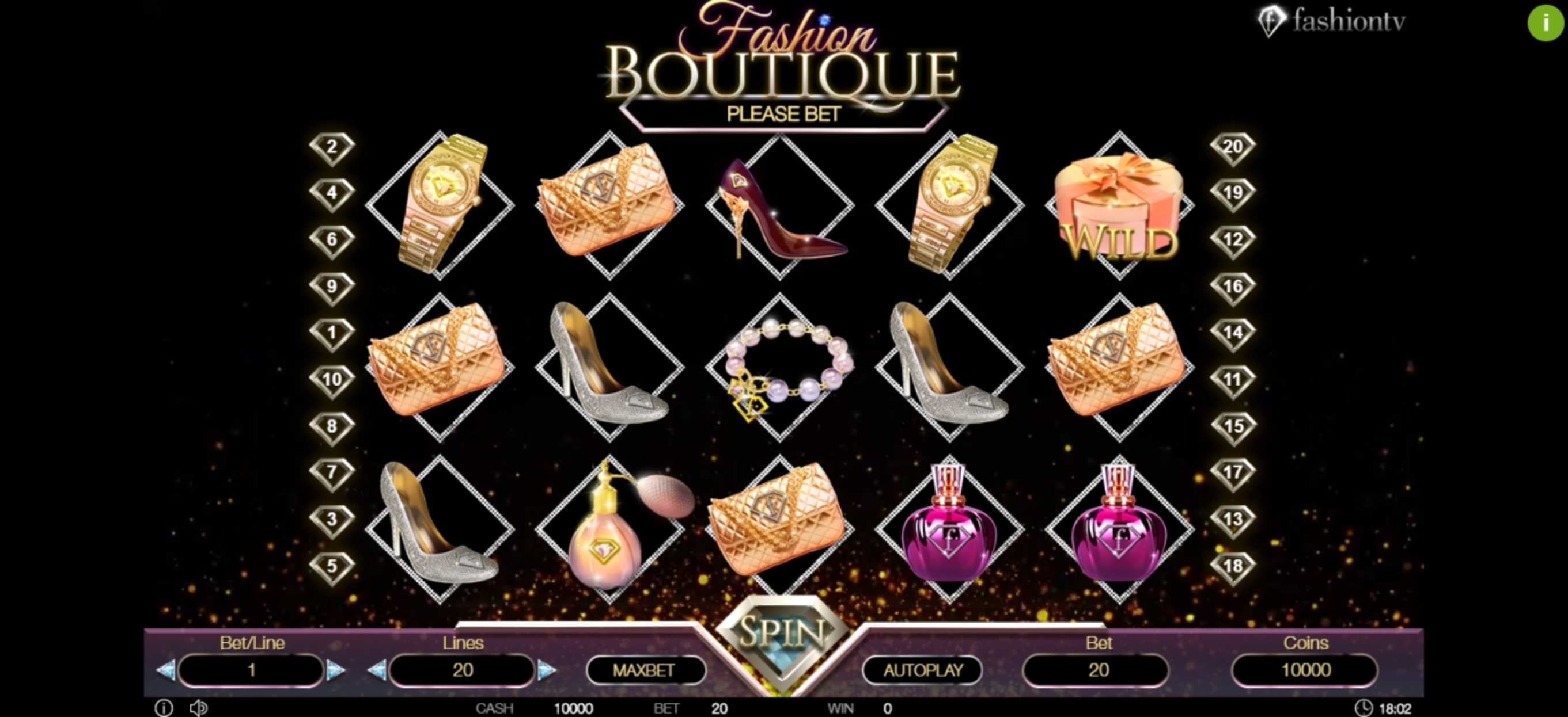 Reels in Fashion Boutique Slot Game by Betconstruct