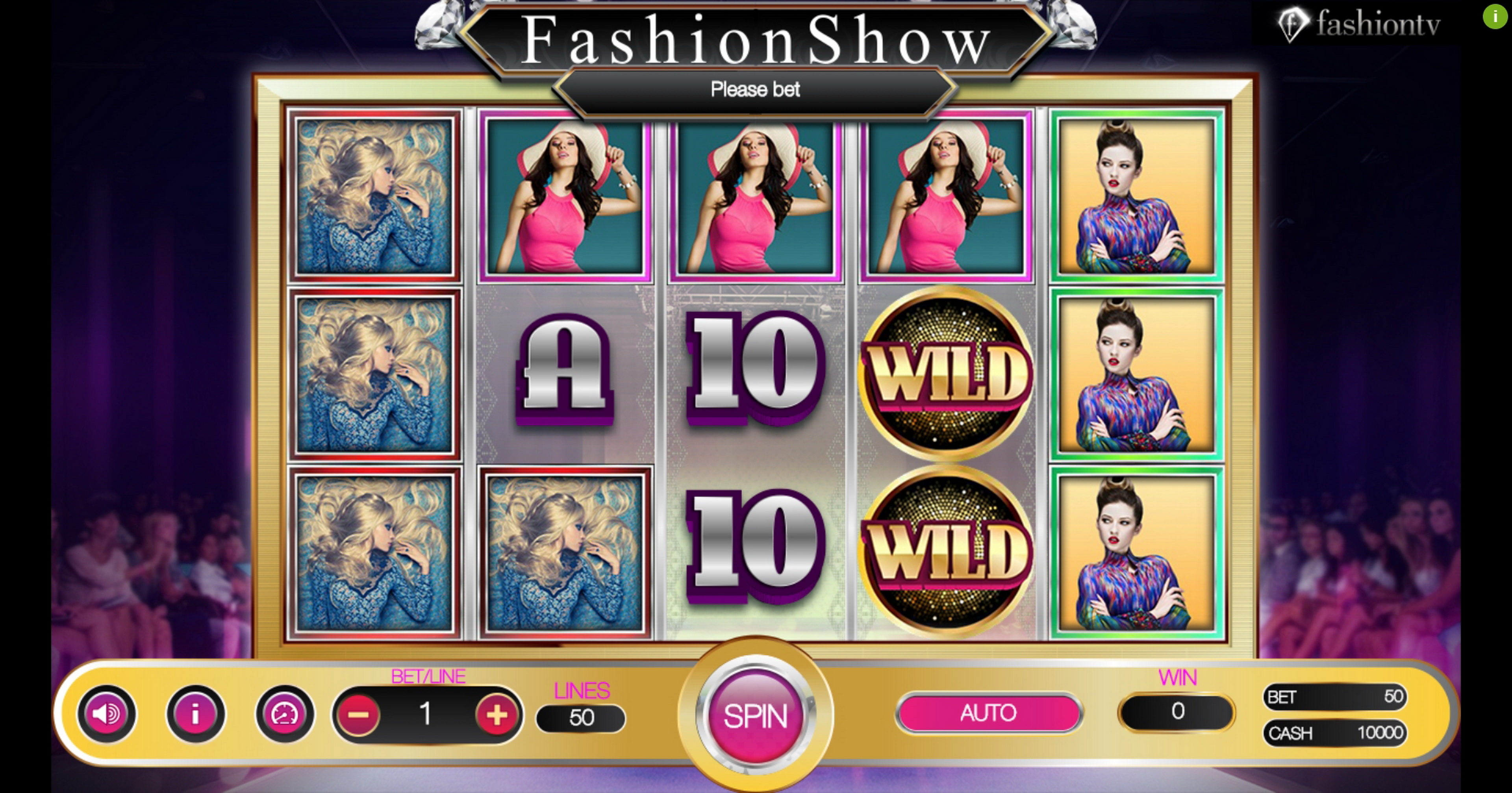 Reels in Fashion Show Slot Game by Betconstruct