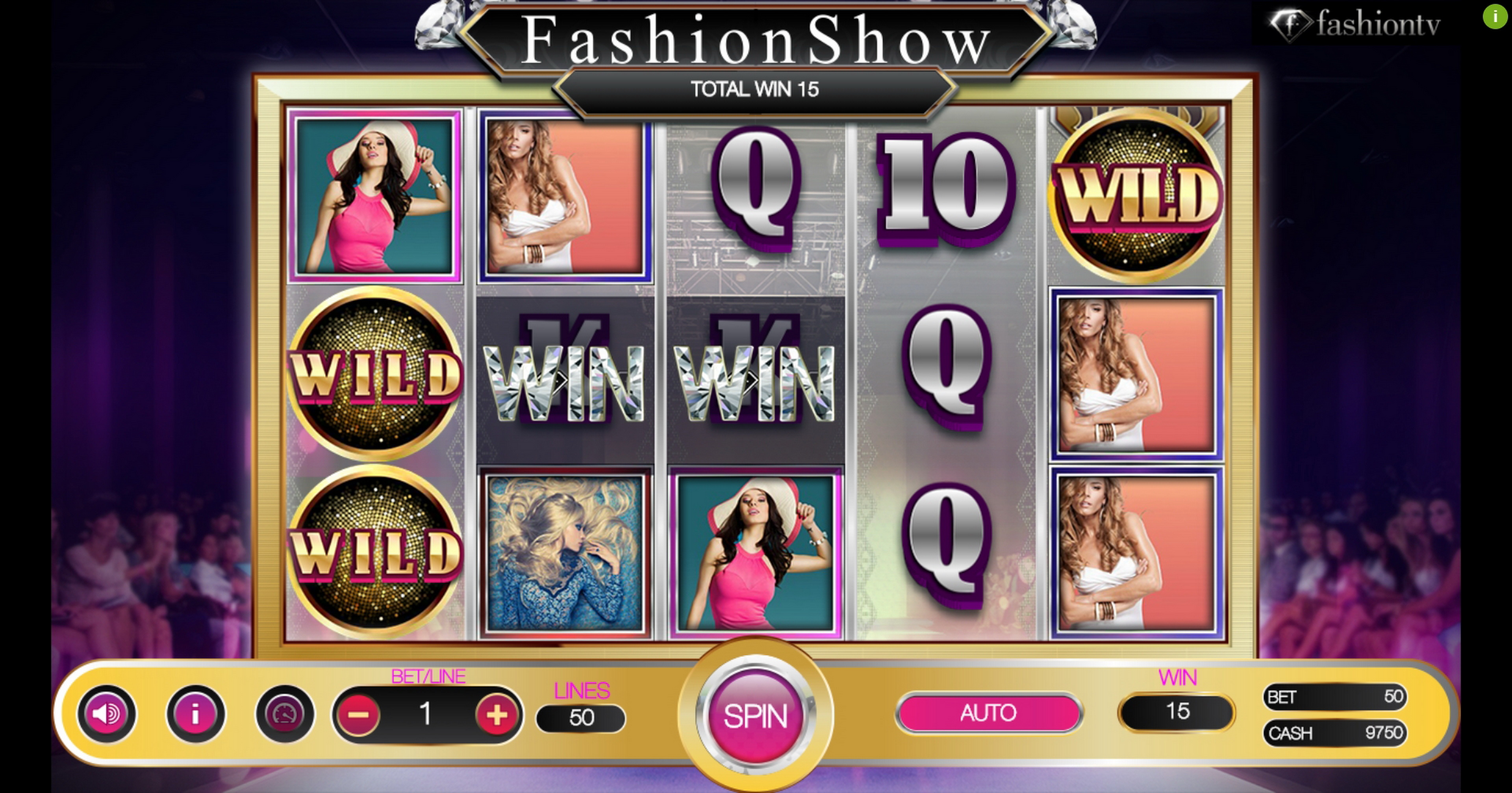 Win Money in Fashion Show Free Slot Game by Betconstruct