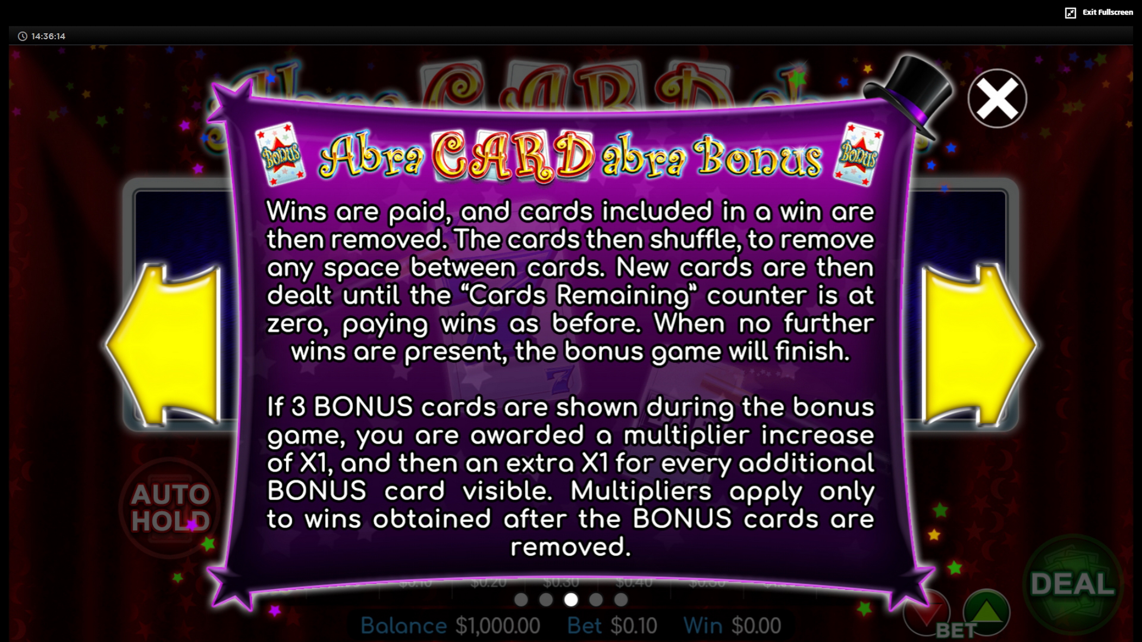 Info of Abracardabra Slot Game by Betdigital