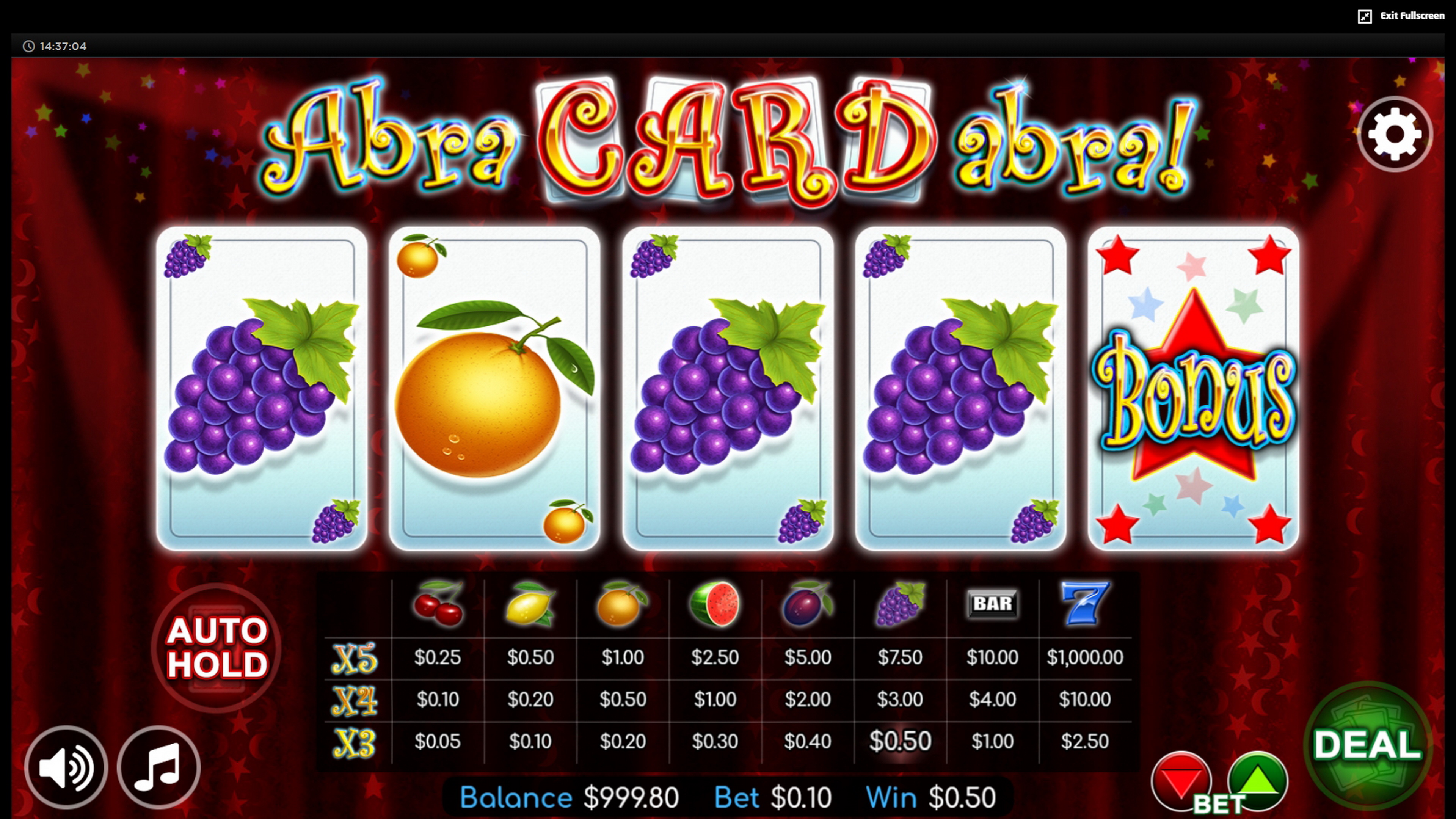 Win Money in Abracardabra Free Slot Game by Betdigital