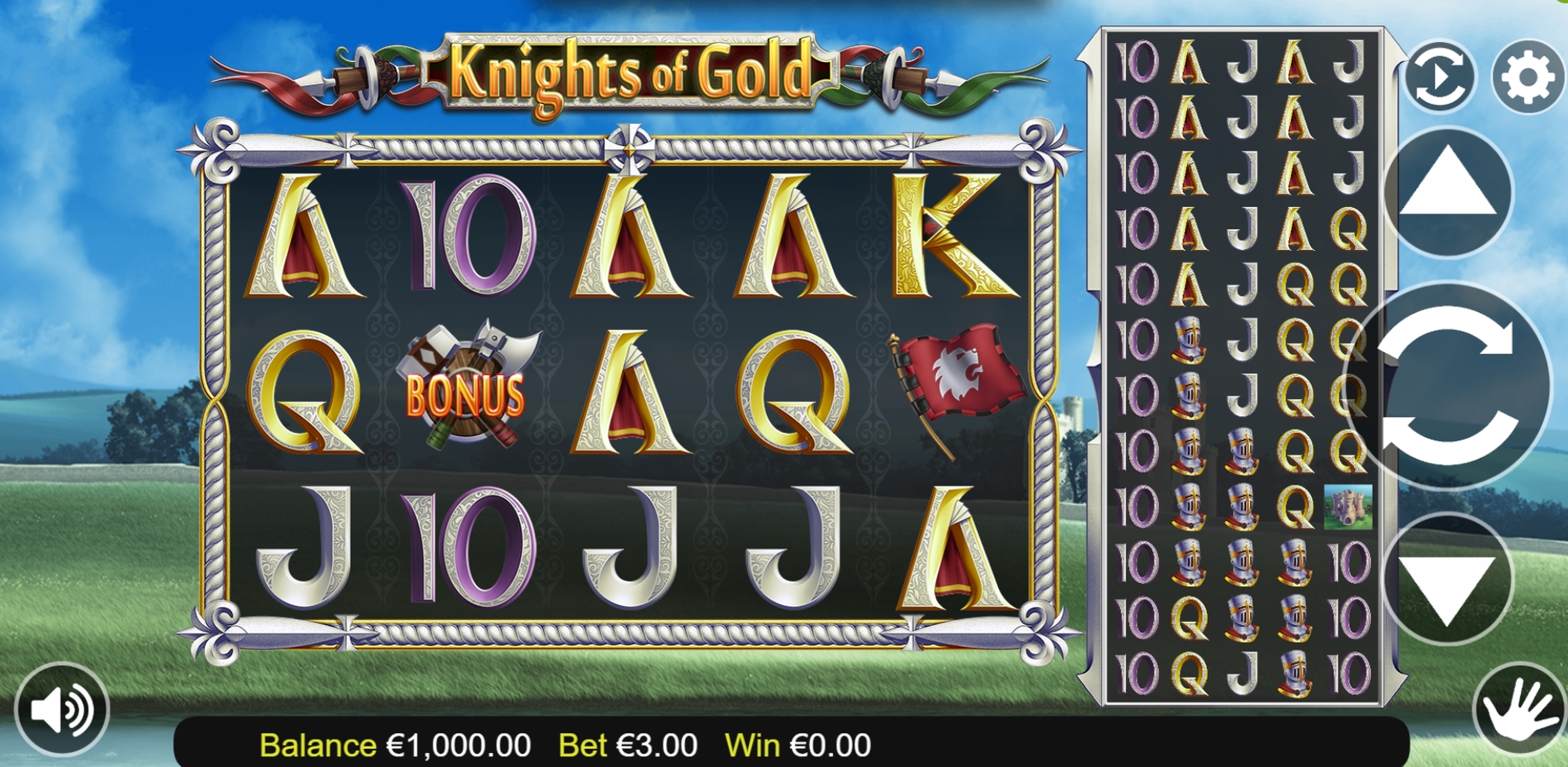 Reels in Knights of Gold Slot Game by Betdigital