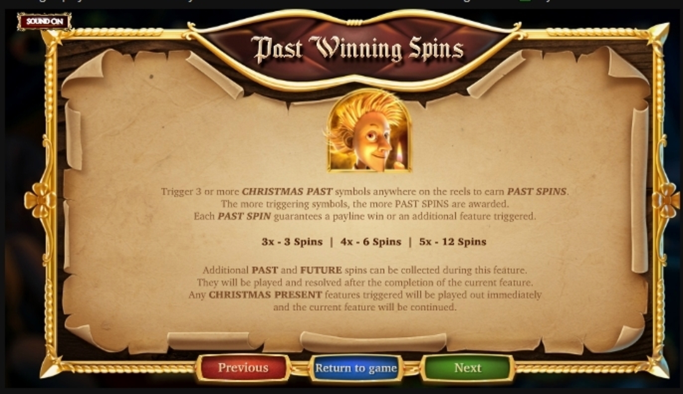 Info of A Christmas Carol Slot Game by Betsoft
