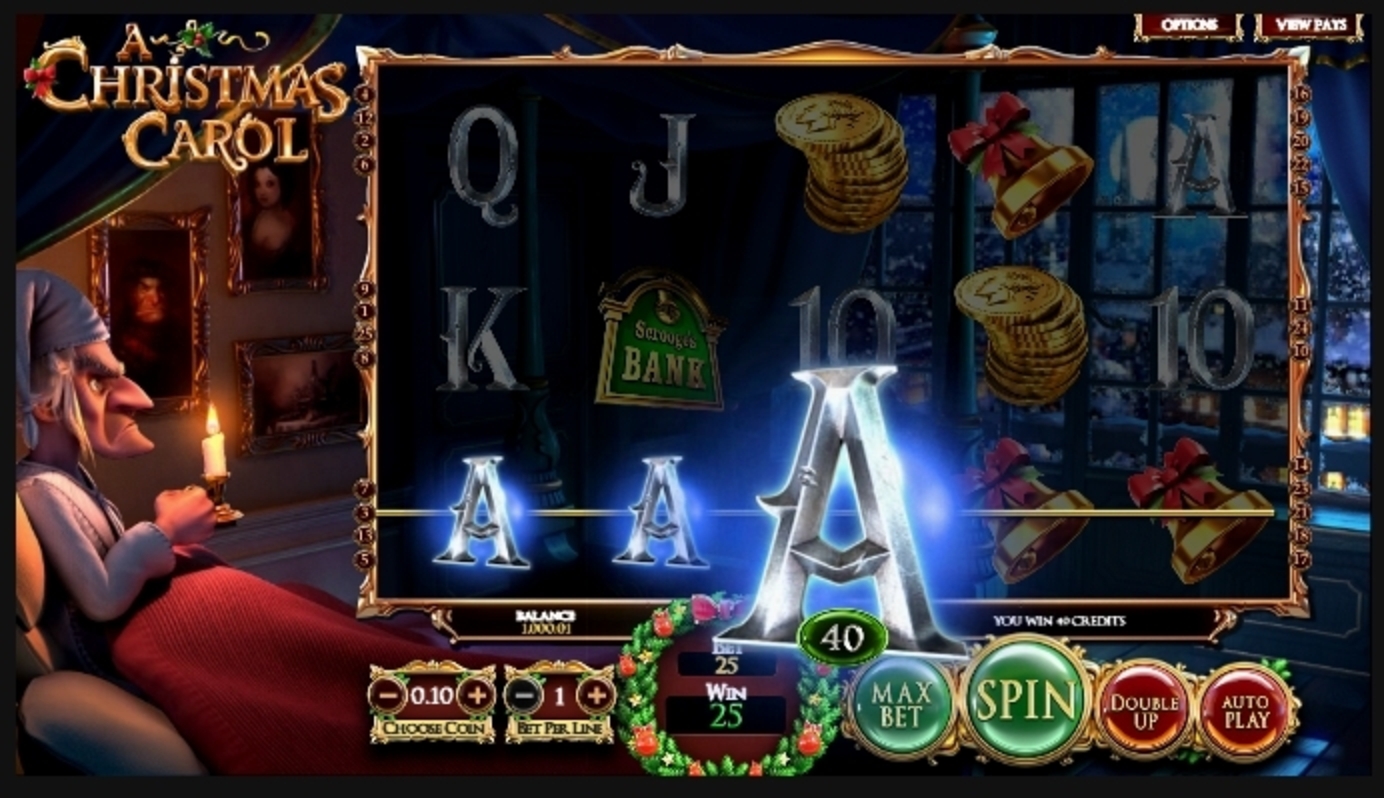 Win Money in A Christmas Carol Free Slot Game by Betsoft