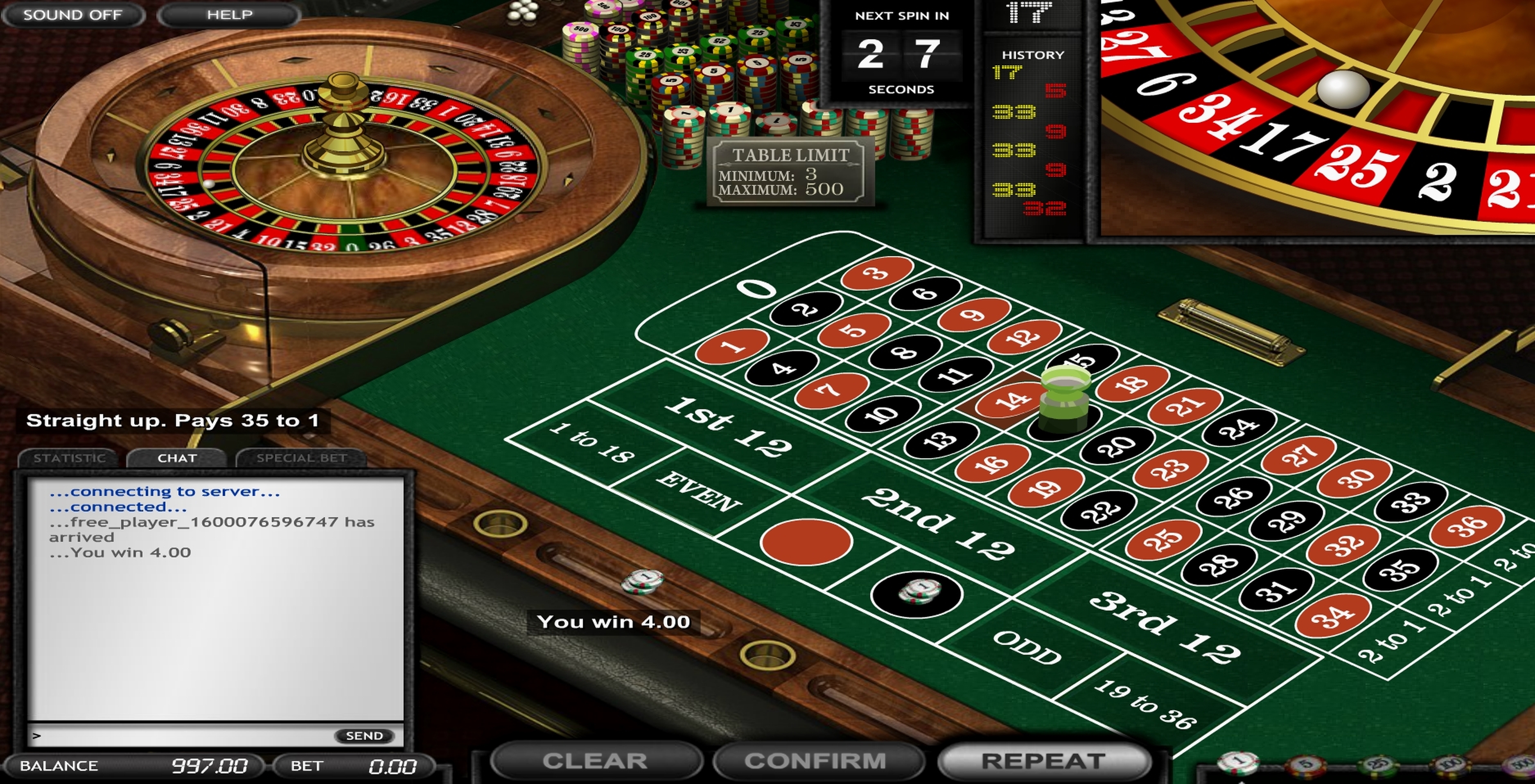 Win Money in Common Draw Roulette Free Slot Game by Betsoft