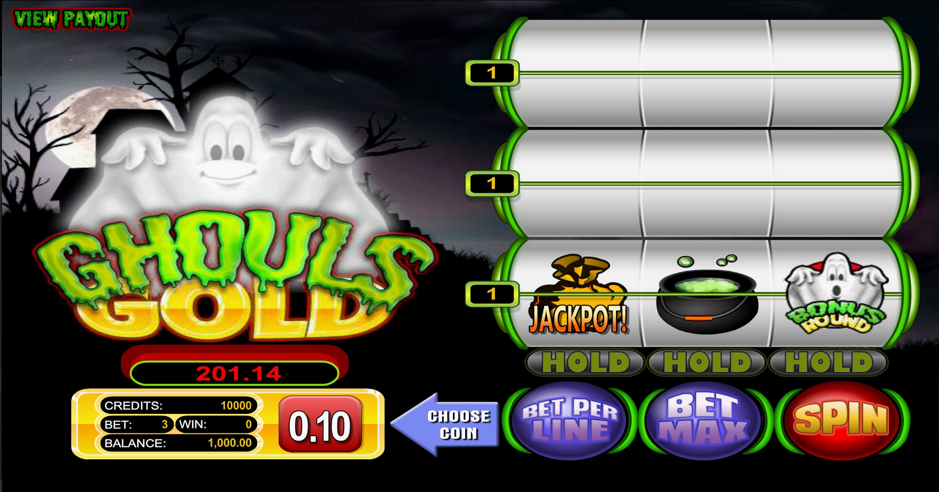 Reels in Ghouls Gold Slot Game by Betsoft