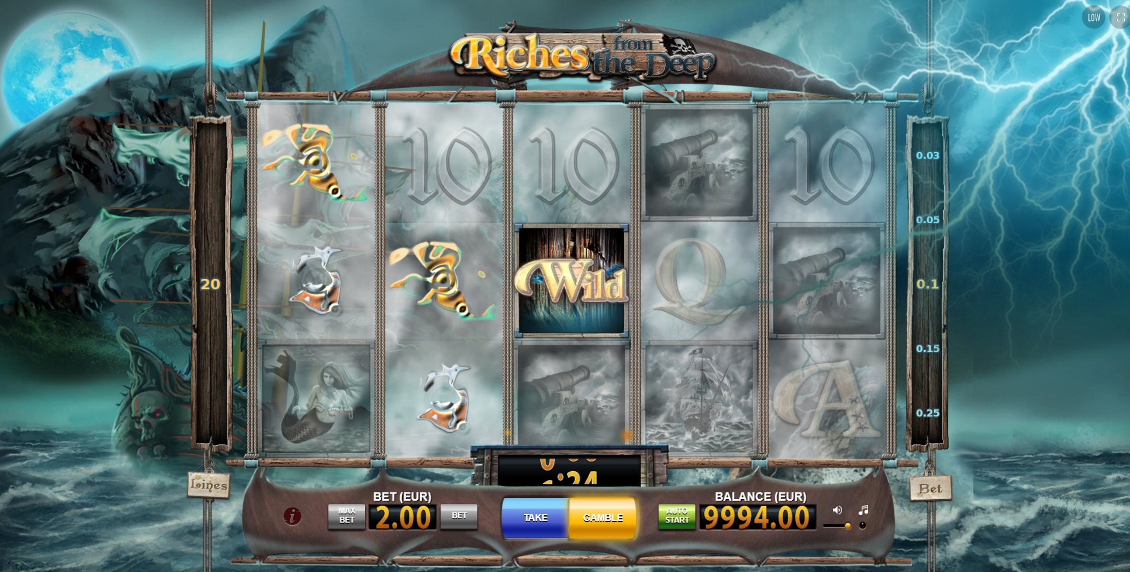 Win Money in Riches from the Deep Free Slot Game by BF Games
