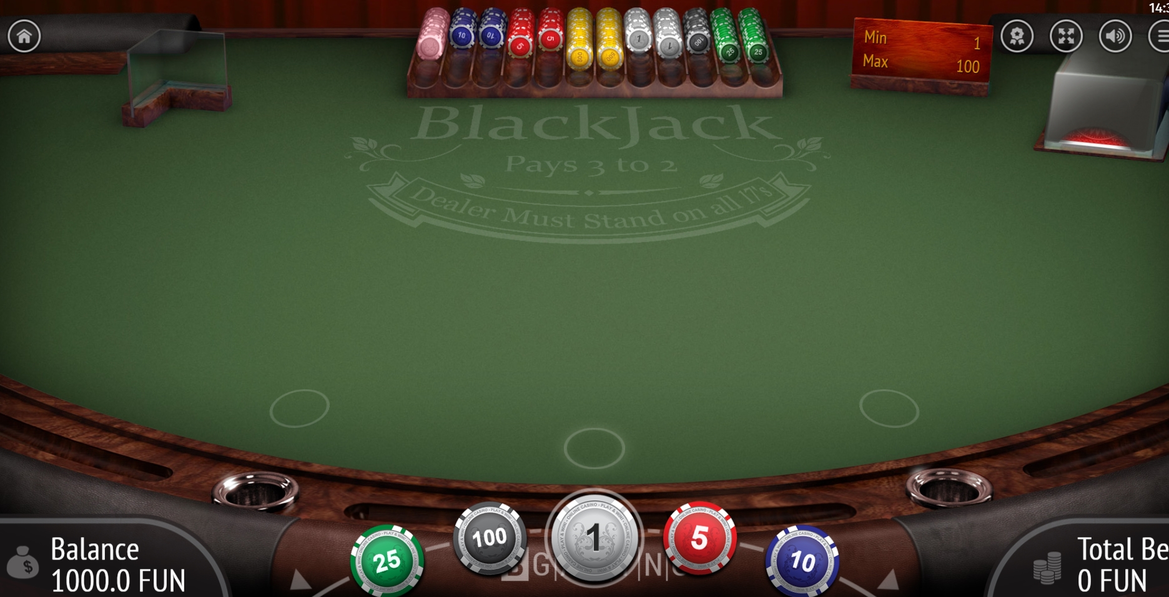 Reels in Blackjack Slot Game by BGAMING