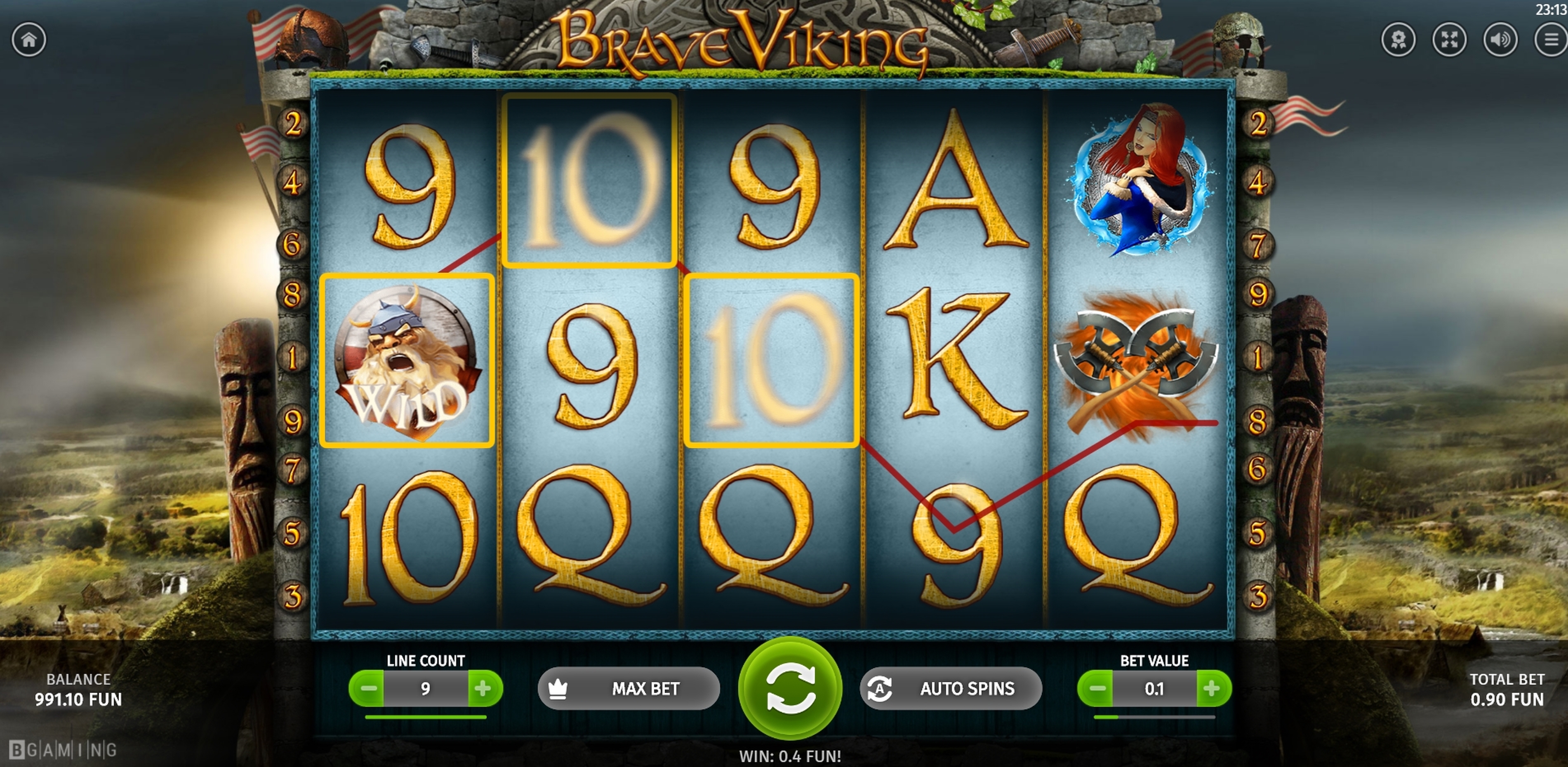 Win Money in Brave Viking Free Slot Game by BGAMING