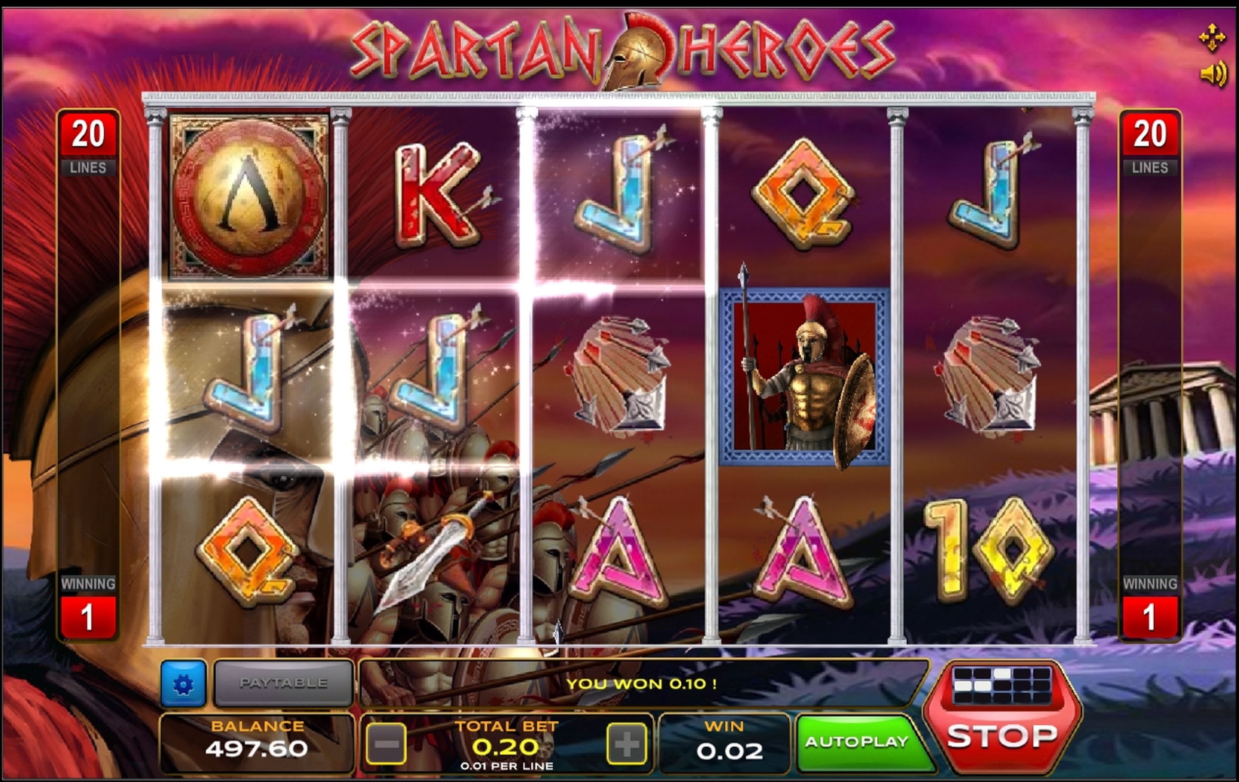 Win Money in Spartan Heroes Free Slot Game by Xplosive Slots Group