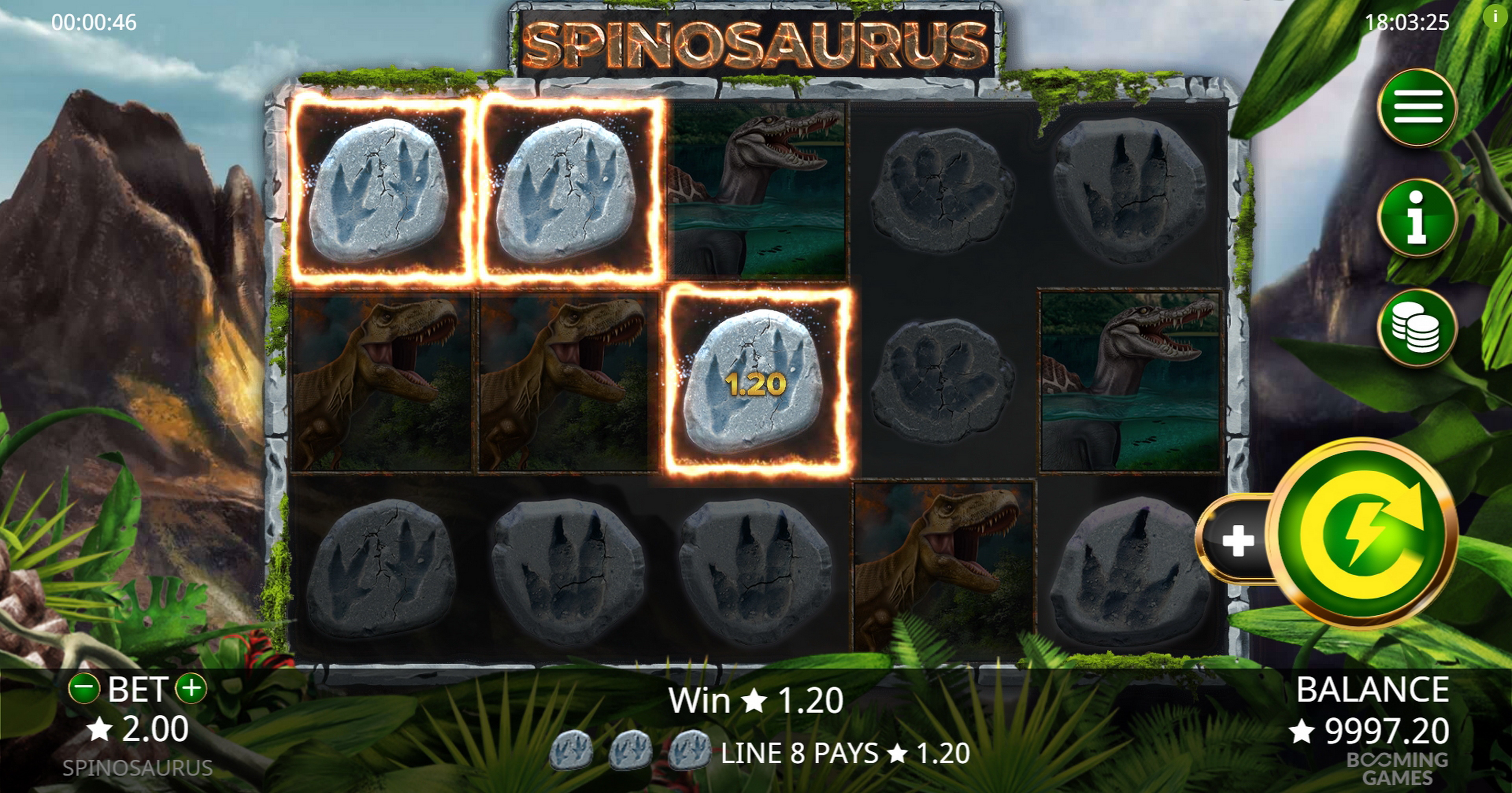 Win Money in Spinosaurus Free Slot Game by Booming Games