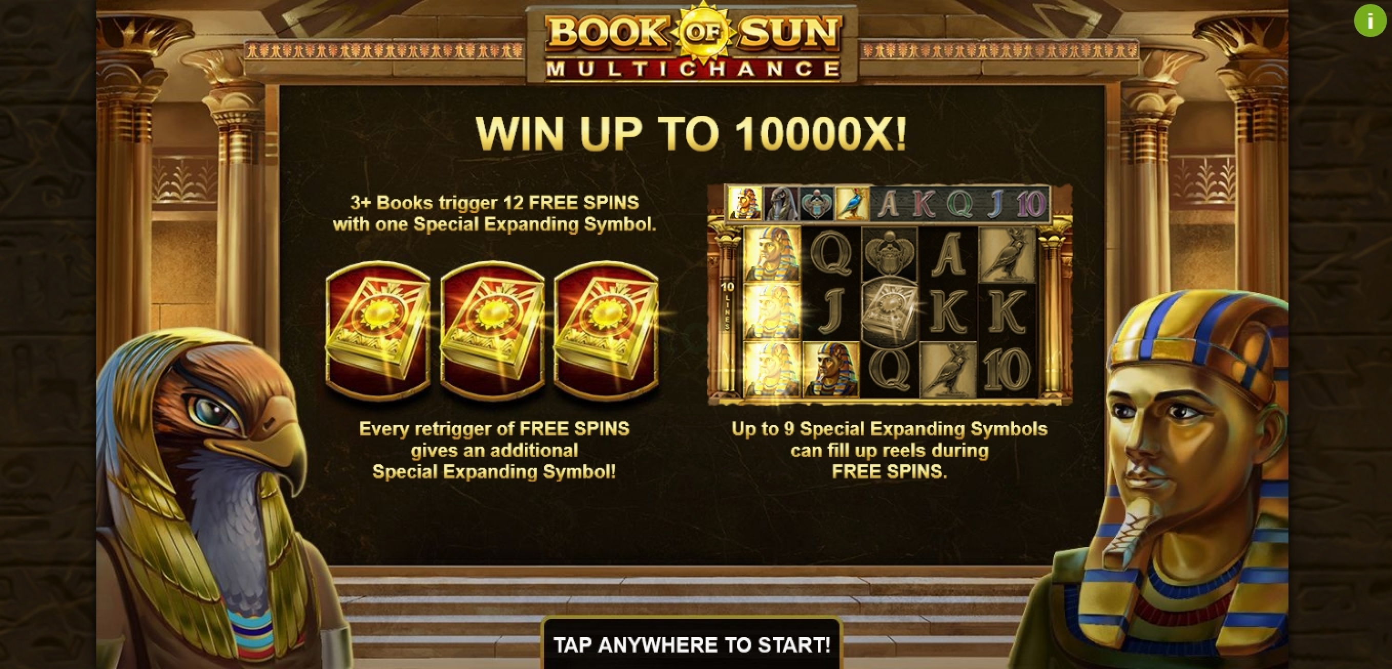 Play Book of Sun: Multi Chance Free Casino Slot Game by Booongo Gaming