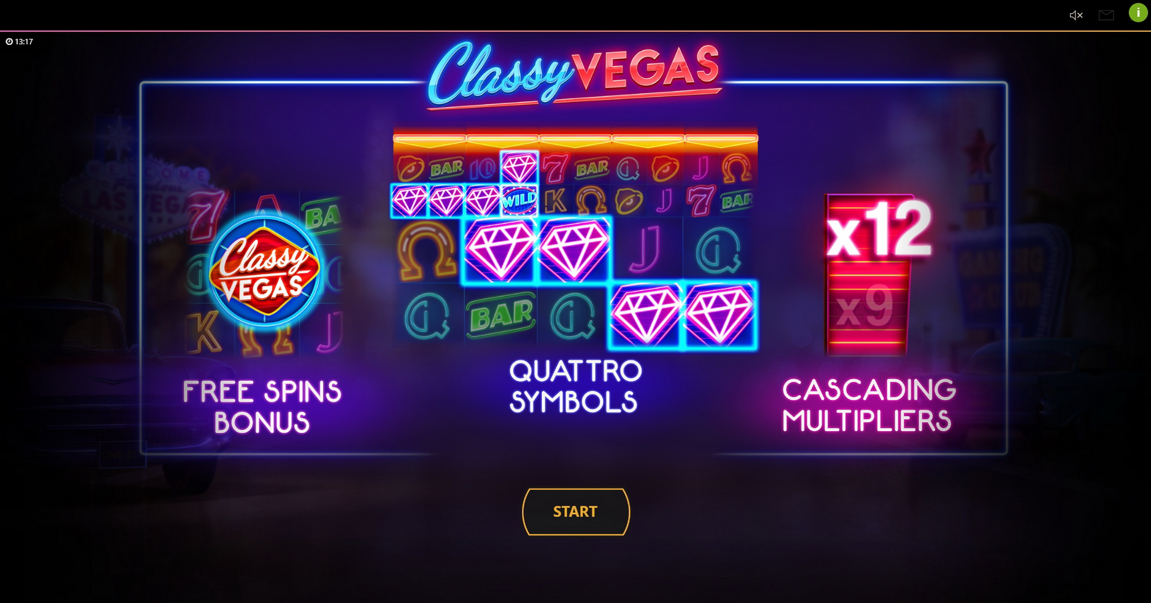 Play Classy Vegas Free Casino Slot Game by Cayetano Gaming