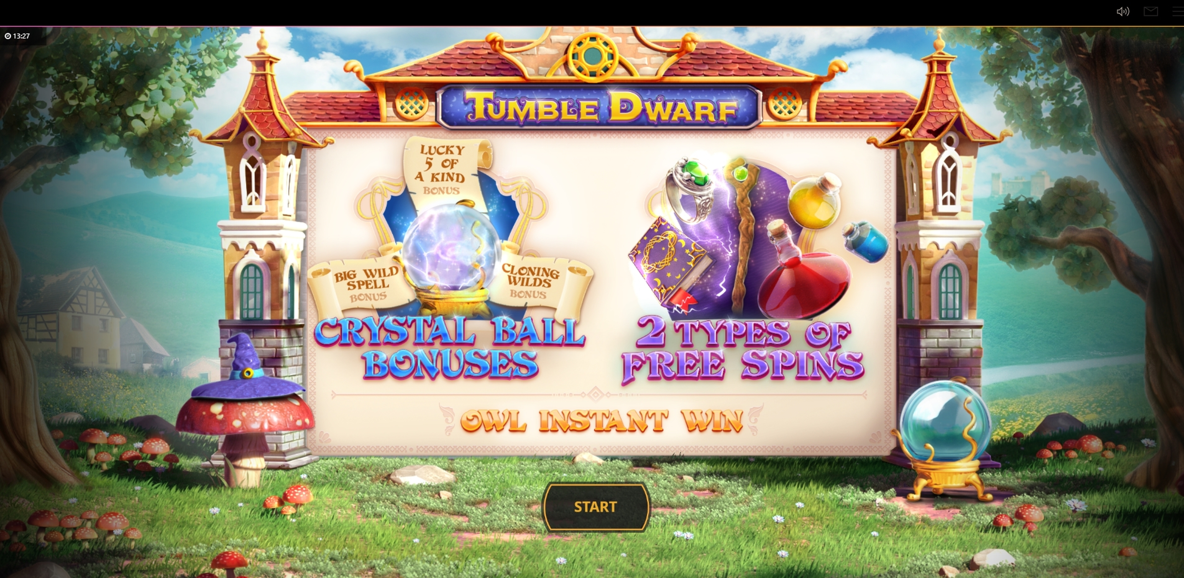 Play Tumble Dwarf Free Casino Slot Game by Cayetano Gaming