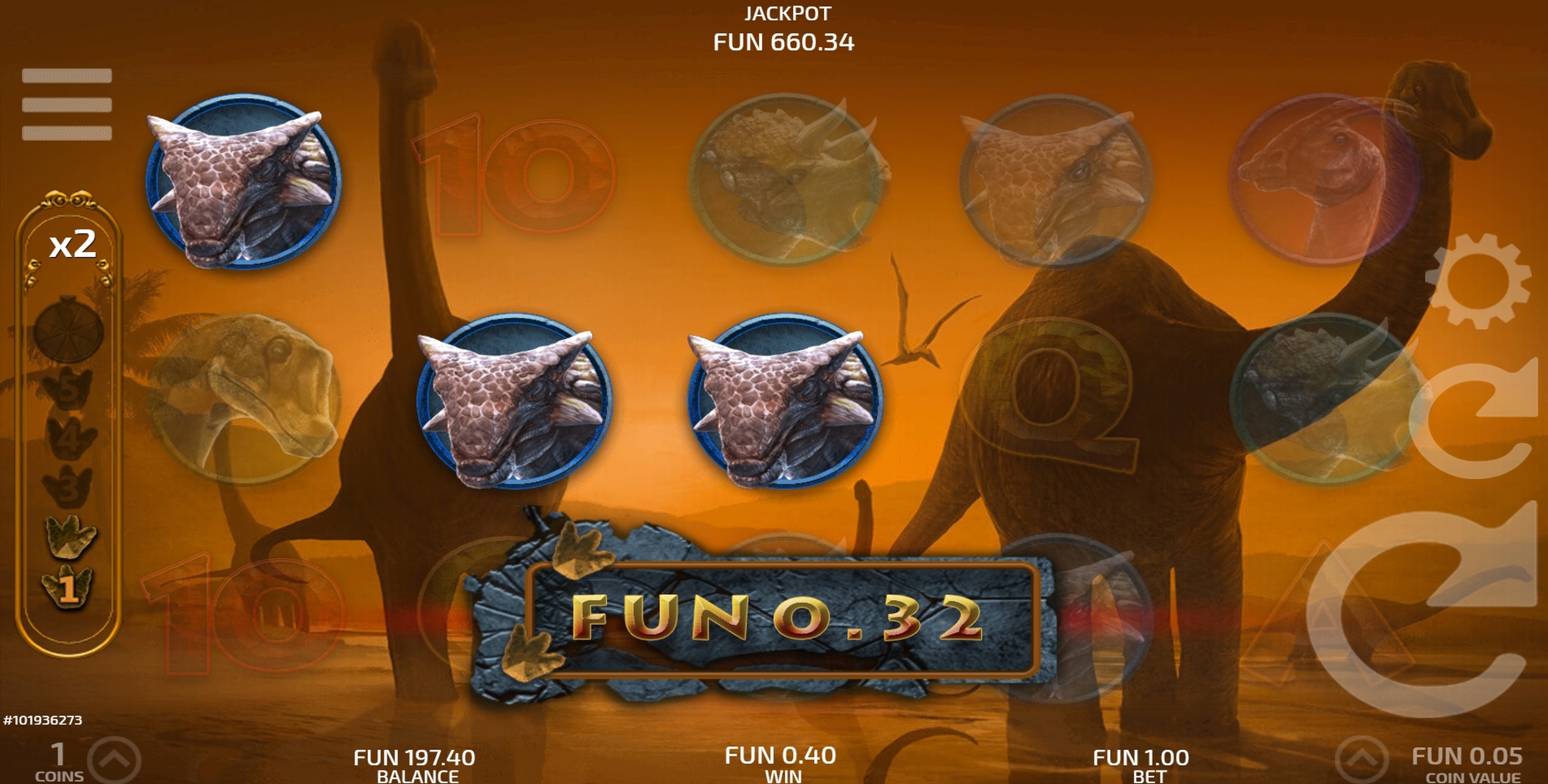 Win Money in Cretaceous Park Free Slot Game by Concept Gaming