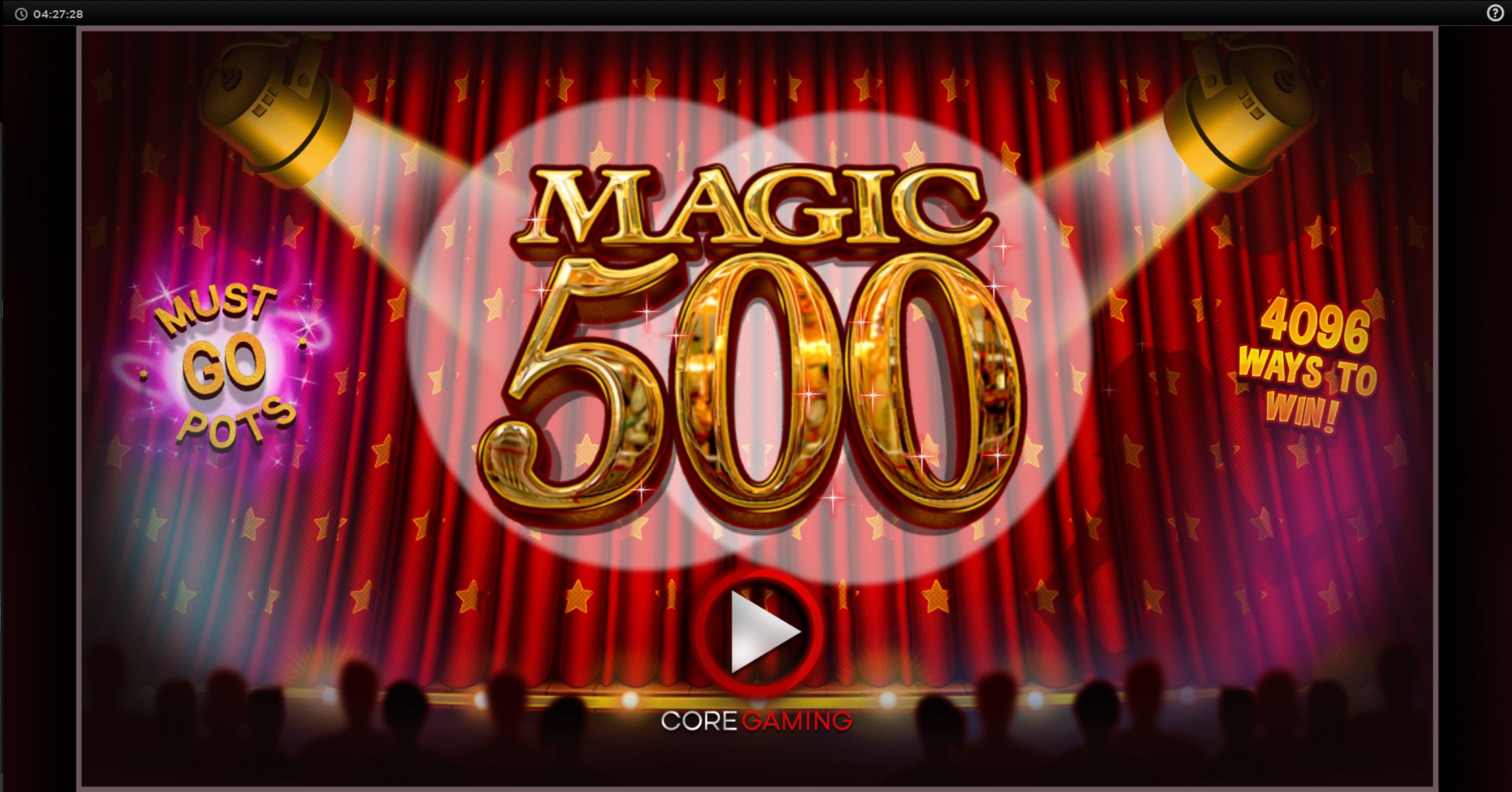 Play Magic 500 Free Casino Slot Game by CORE Gaming