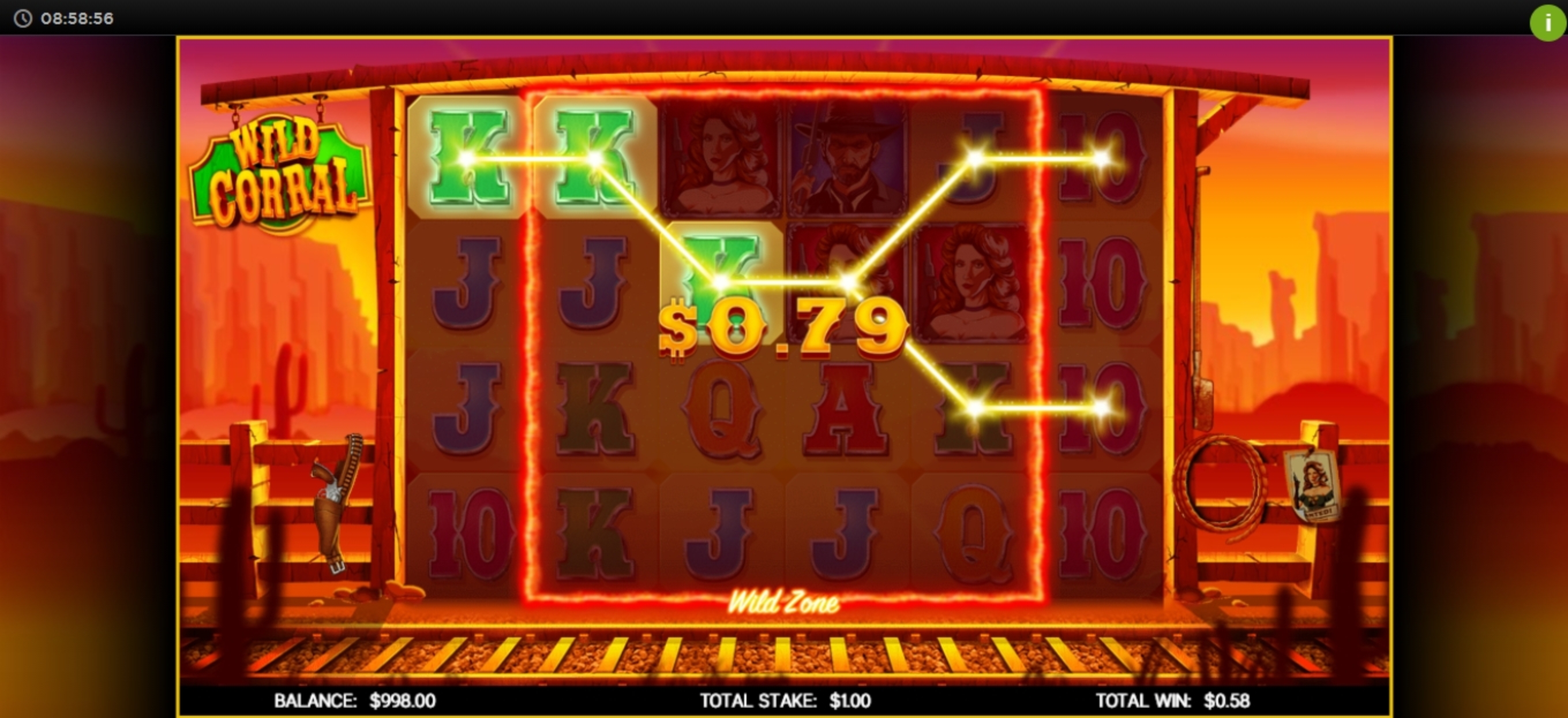 Win Money in Wild Corral Free Slot Game by CORE Gaming