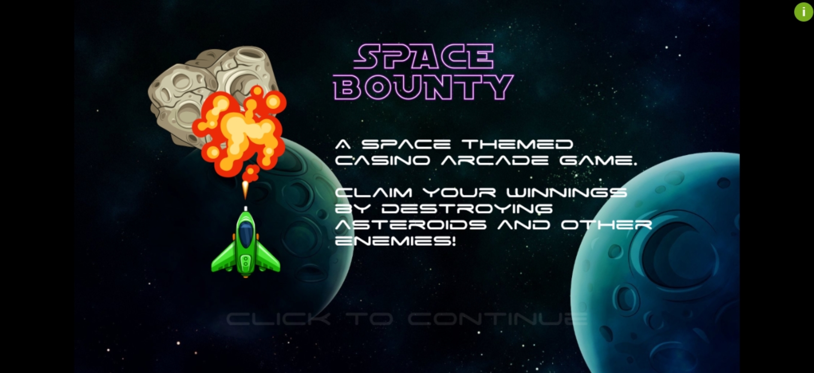 Play Space Bounty Free Casino Slot Game by Cubeia