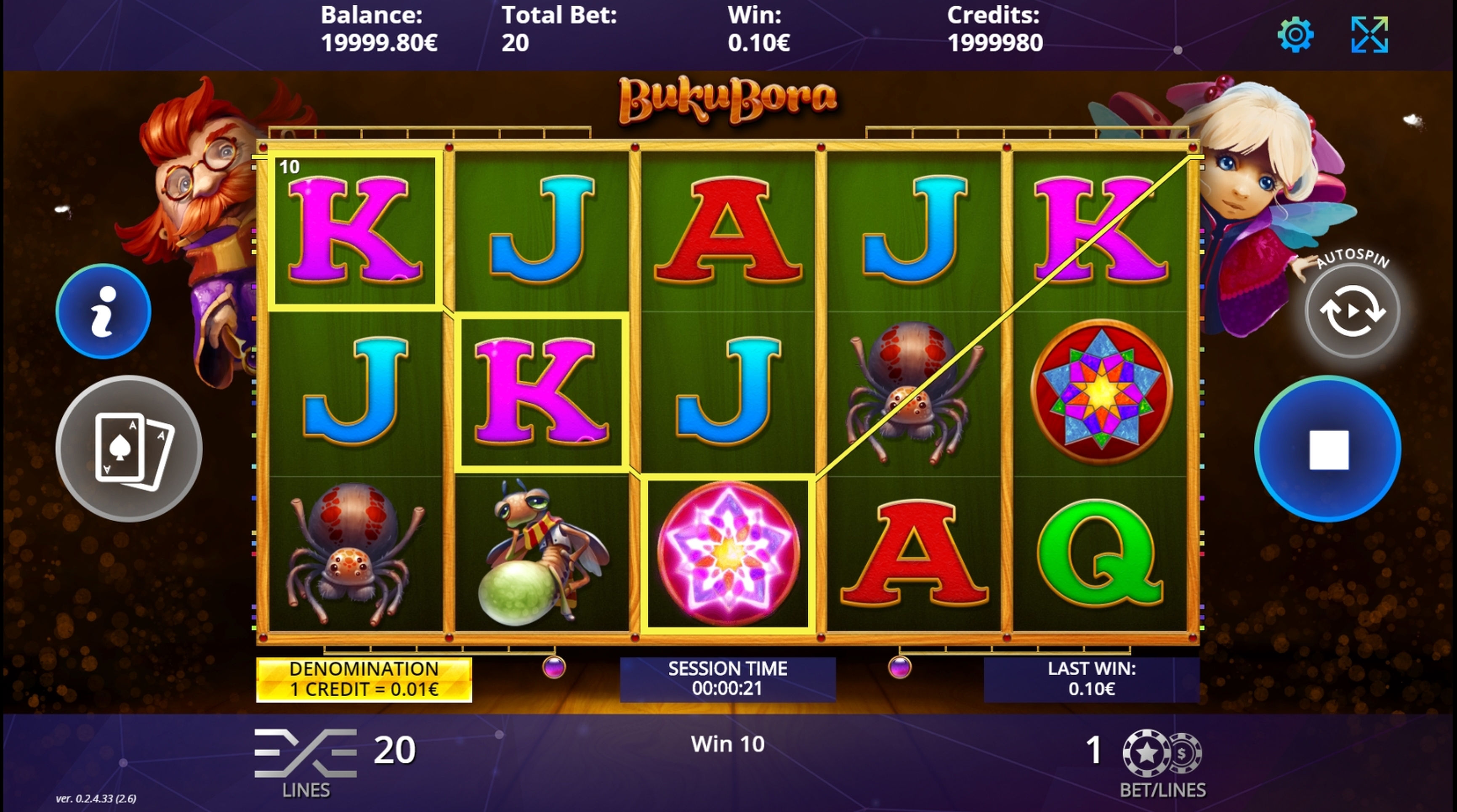Win Money in Buku Bora Free Slot Game by DLV