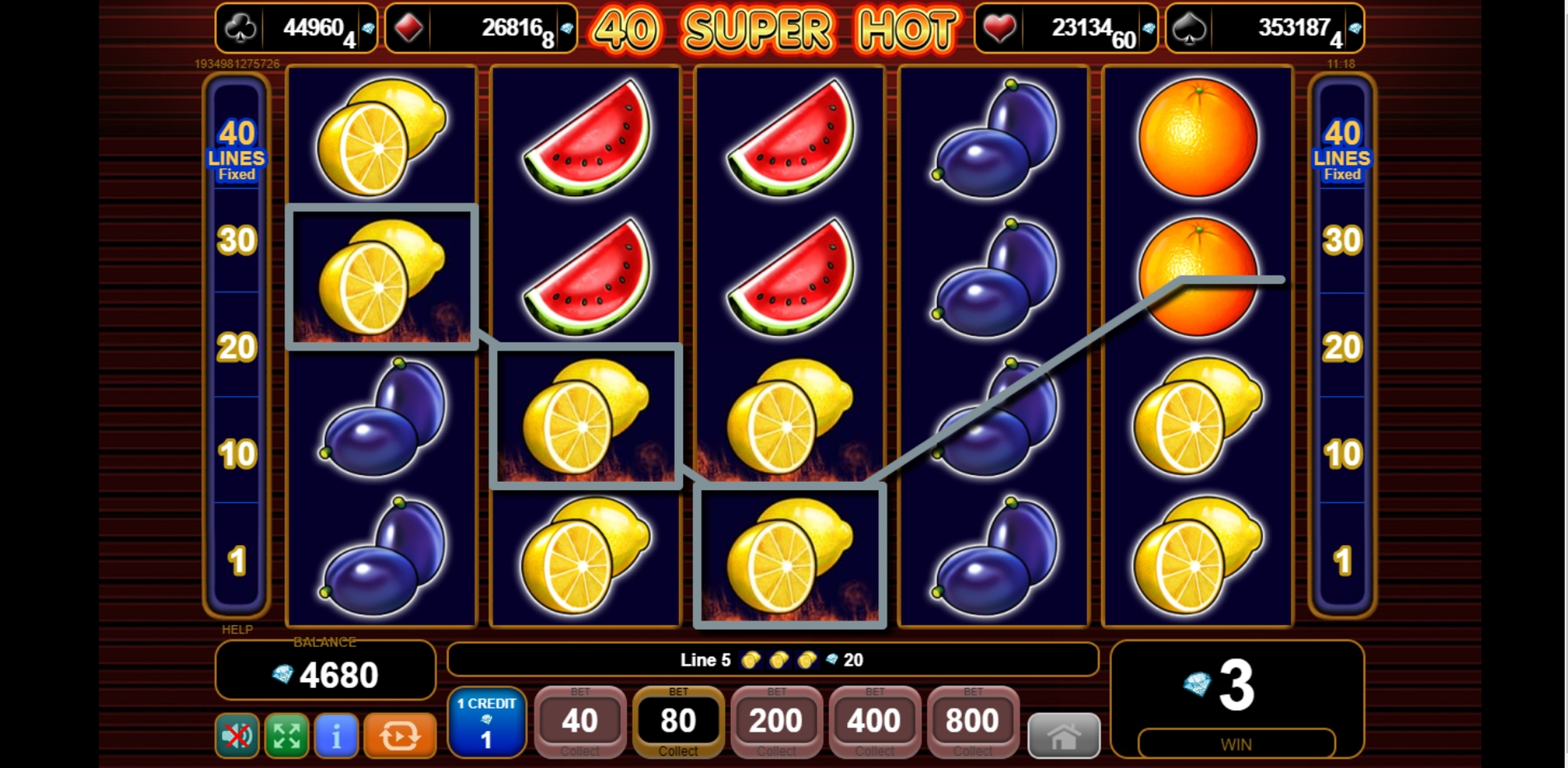Win Money in 40 Super Hot Free Slot Game by EGT