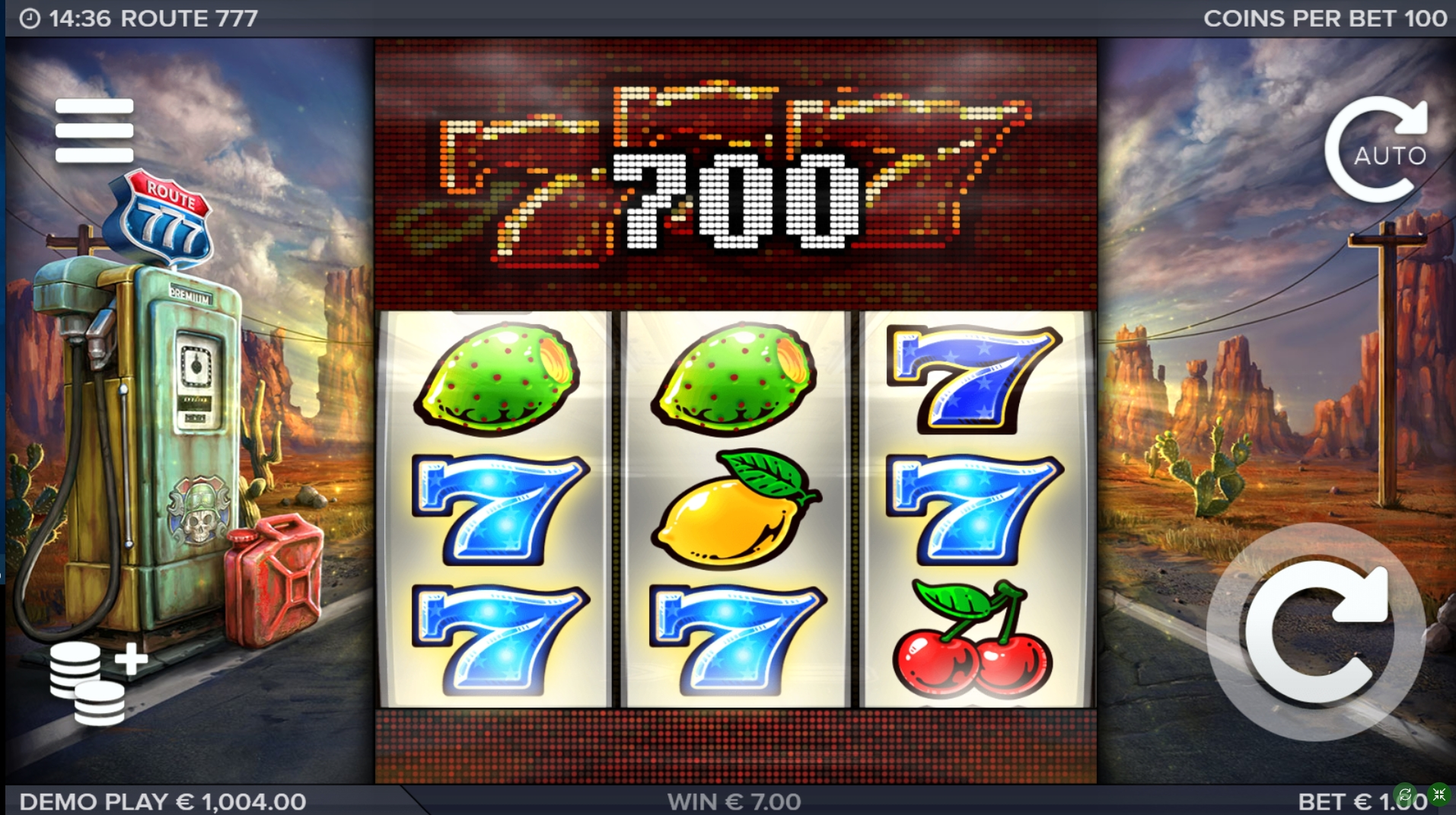 Win Money in Route 777 Free Slot Game by ELK Studios
