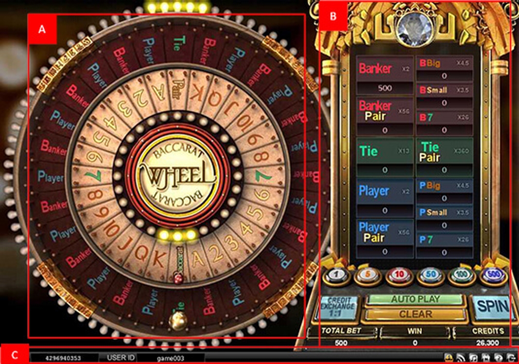 Baccarat Wheel demo