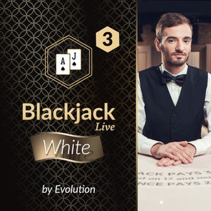 Blackjack White 3 (Evolution Gaming) demo