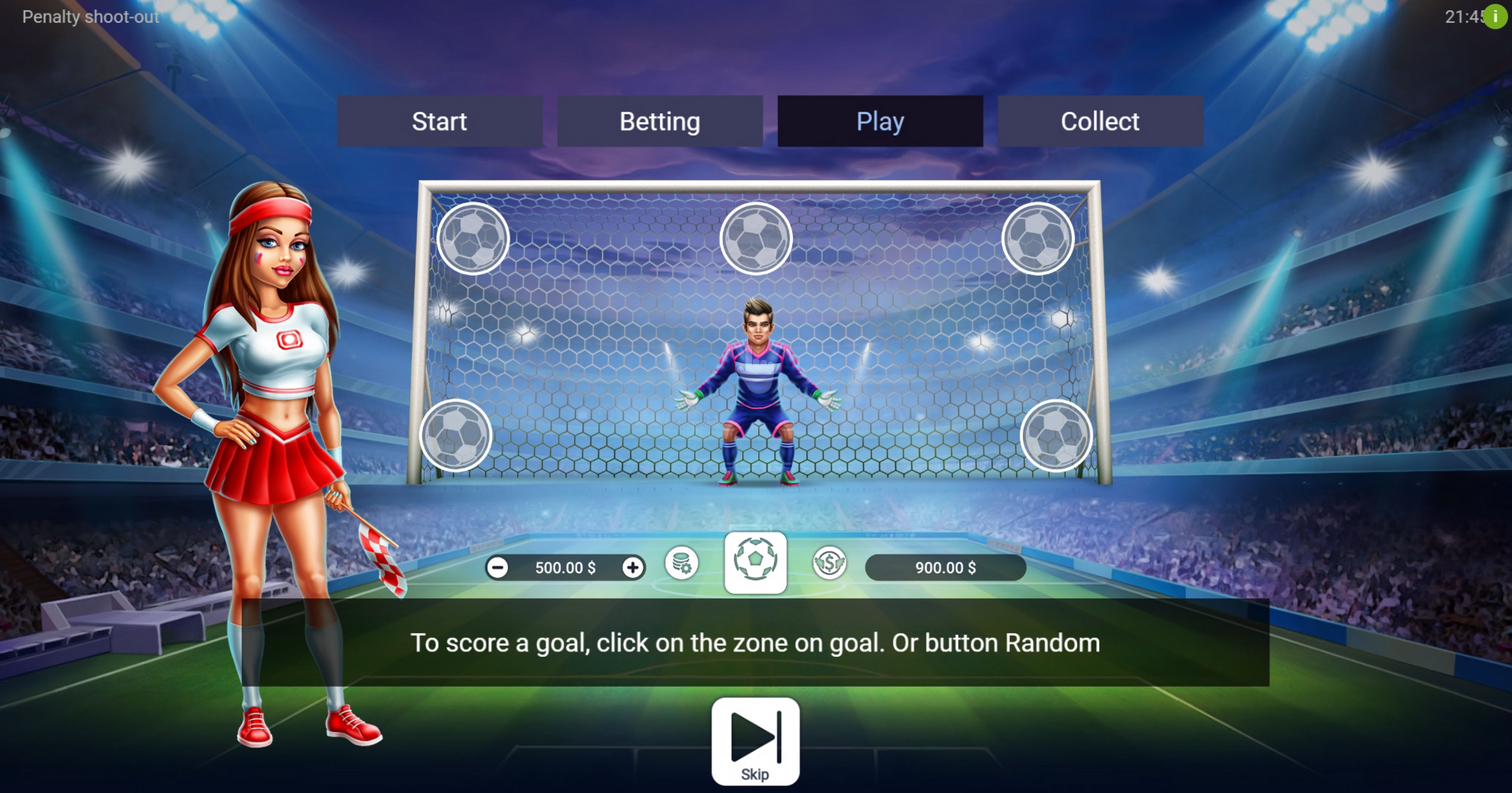 Play Penalty Shoot Out Free Casino Slot Game by Evoplay Entertainment