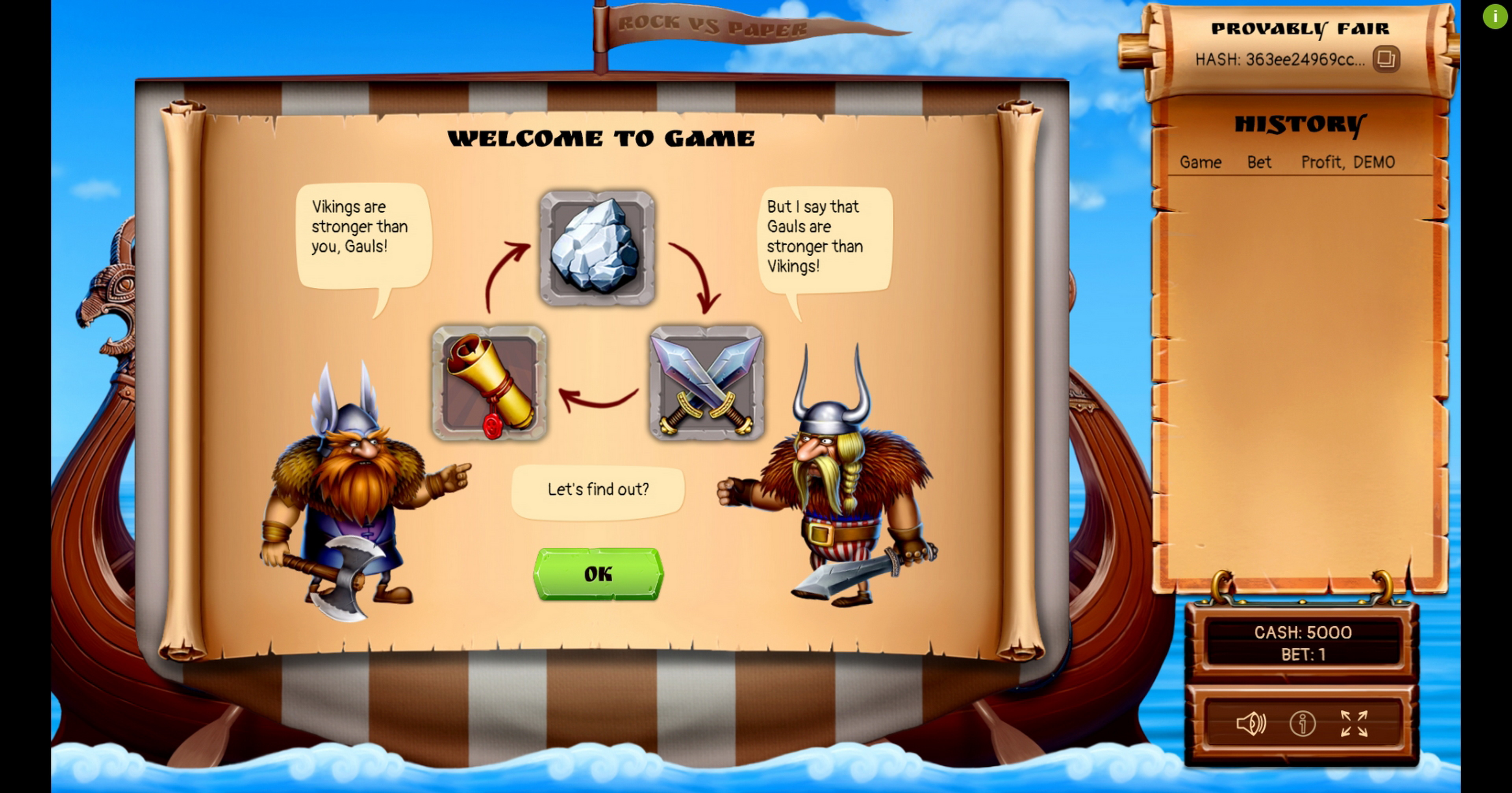 Play Rock vs Paper: Viking’s mode Free Casino Slot Game by Evoplay Entertainment