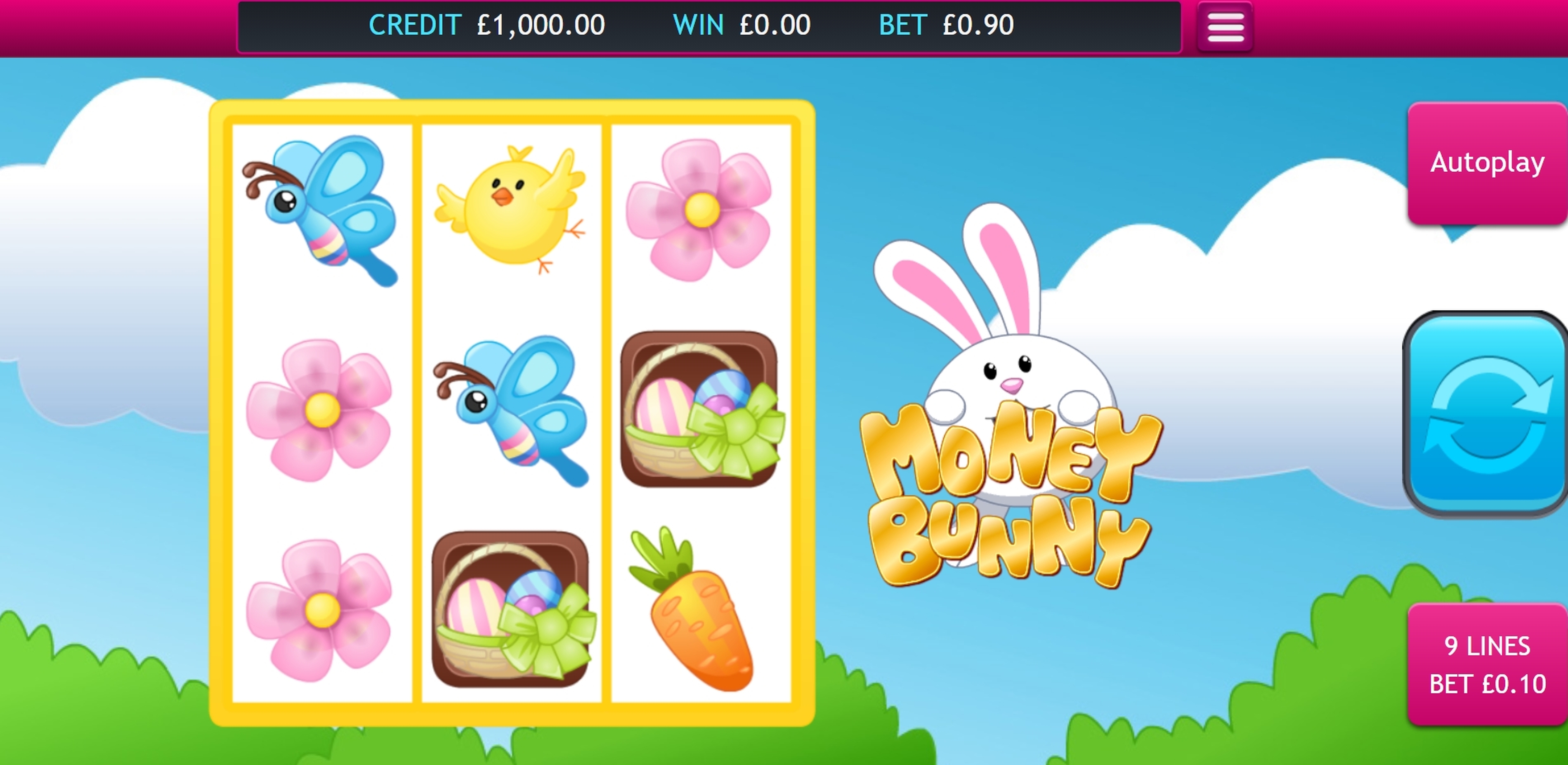 Reels in Money Bunny Slot Game by EYECON