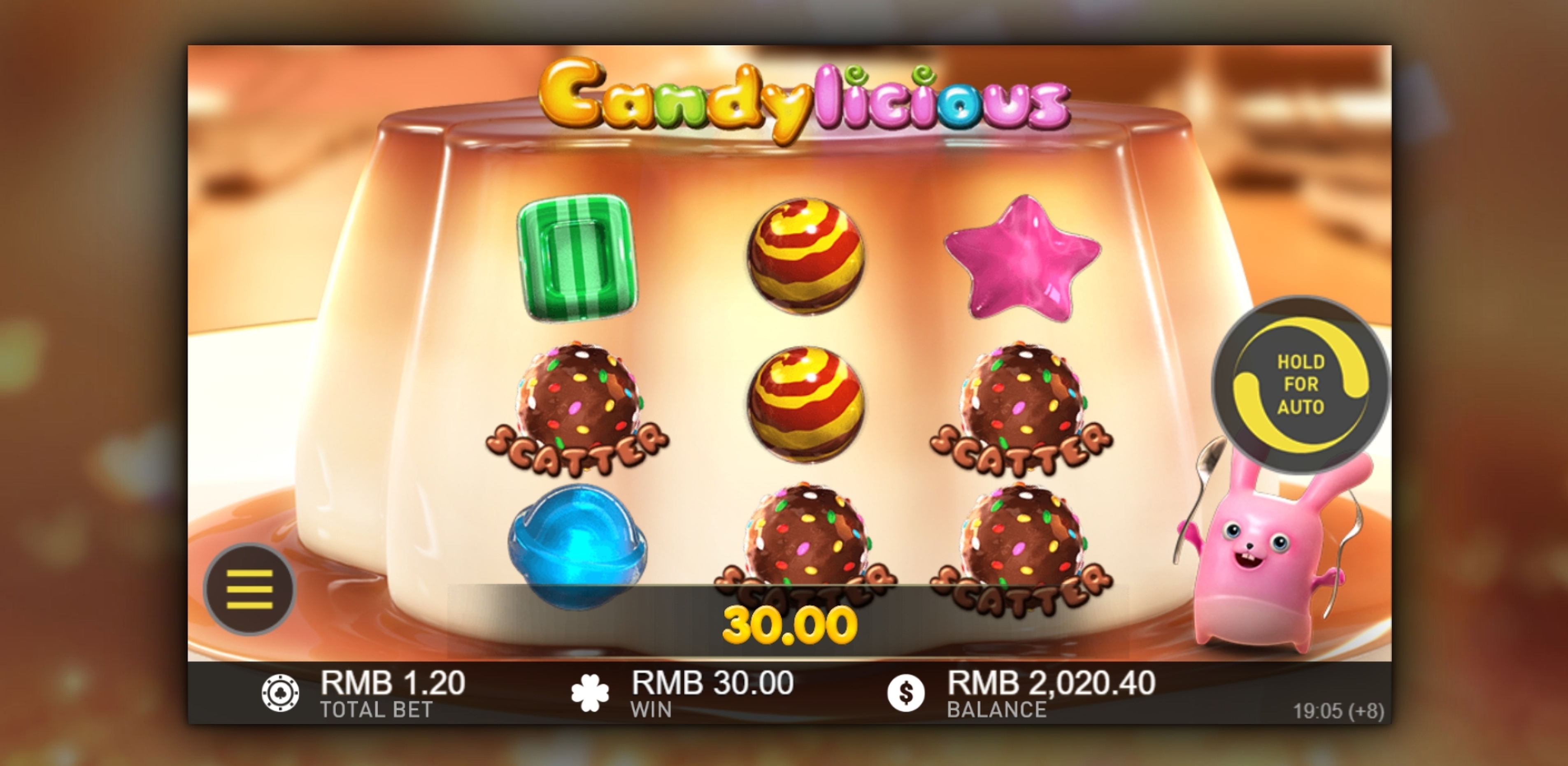 Win Money in Candylicious Free Slot Game by Gameplay Interactive