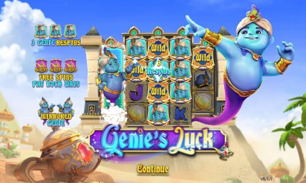 The Genie's Luck Online Slot Demo Game by Gameplay Interactive