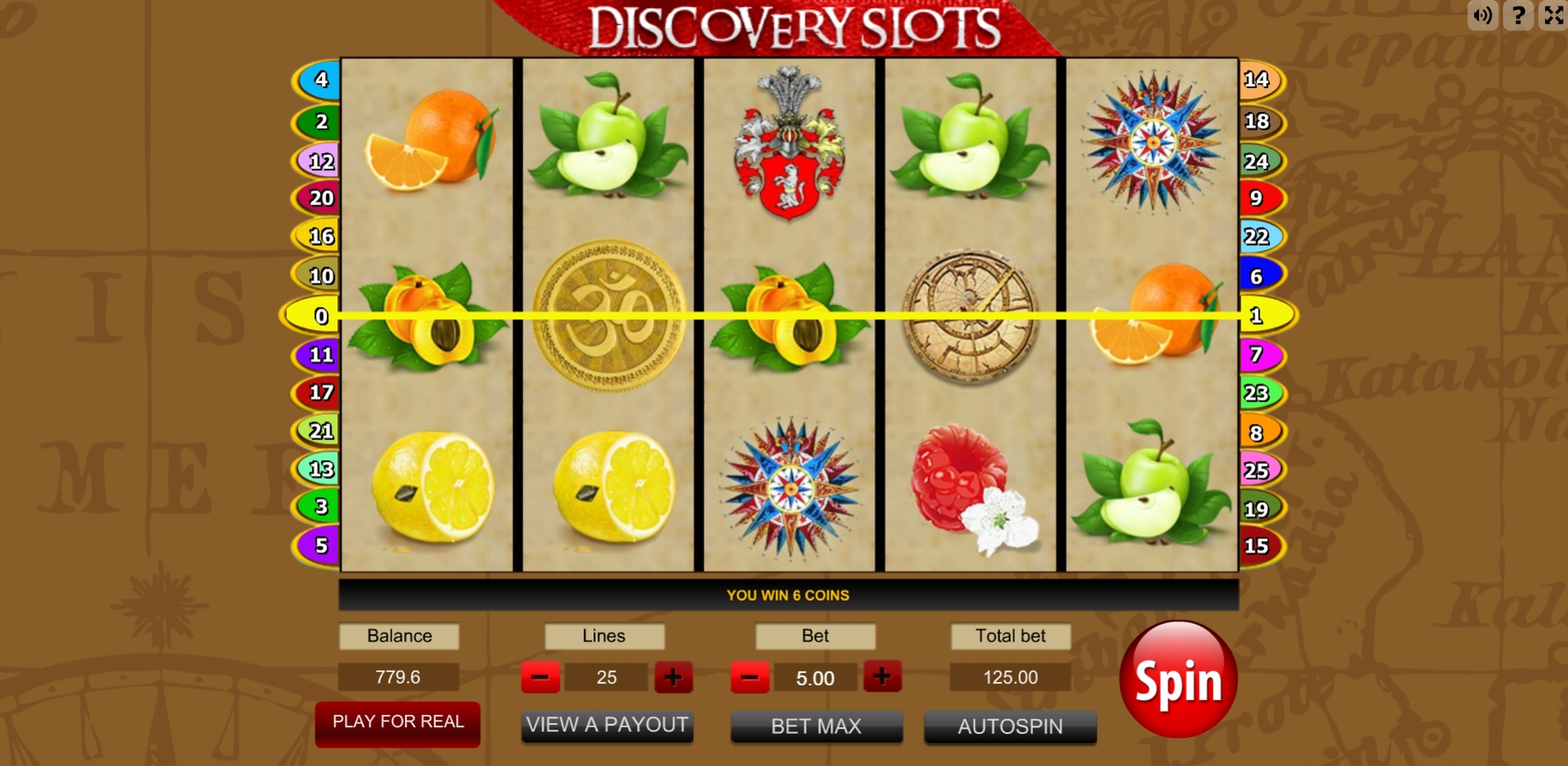 Win Money in Discovery Slots Free Slot Game by Gamescale Software