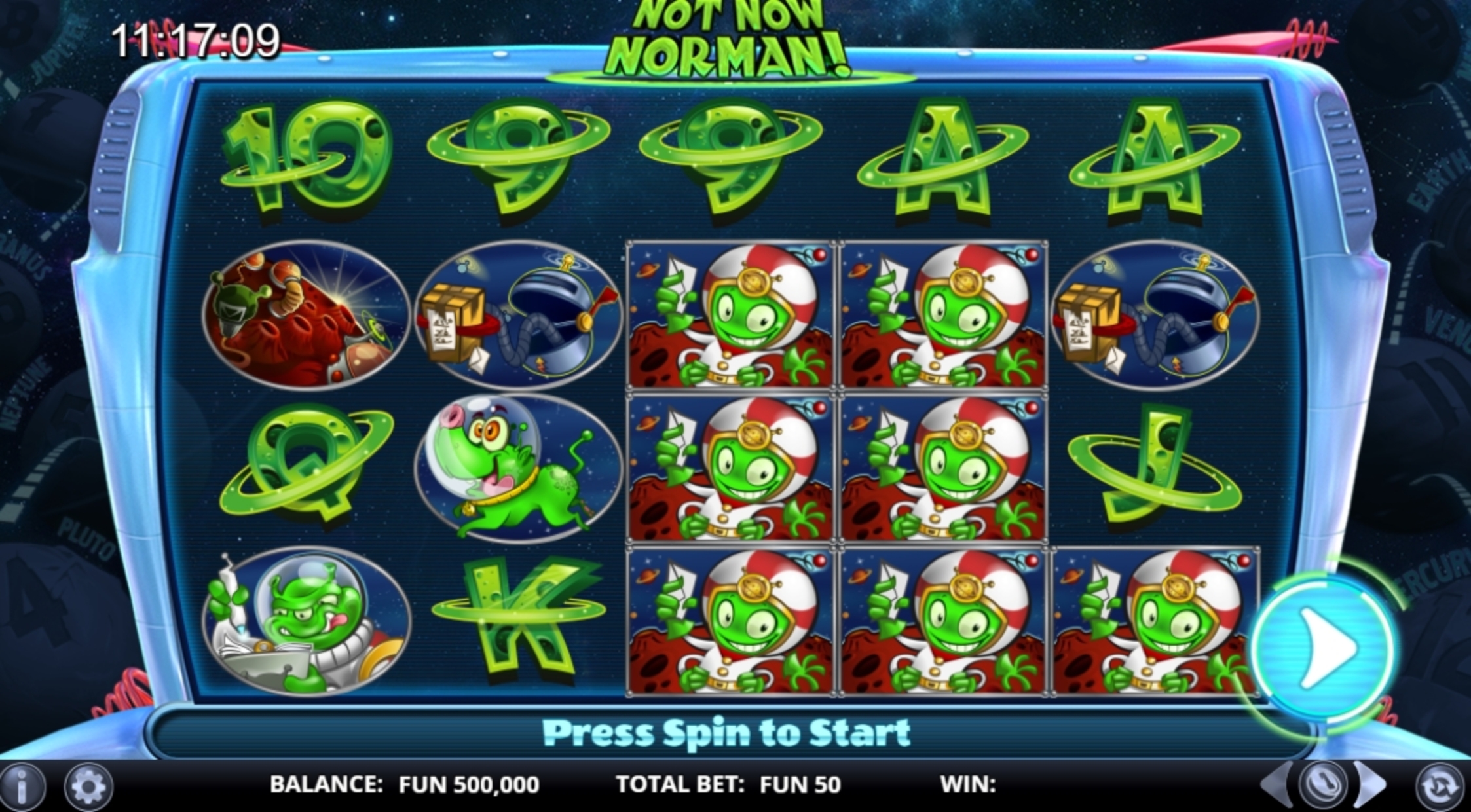 Reels in Not Now Norman Slot Game by Games Lab