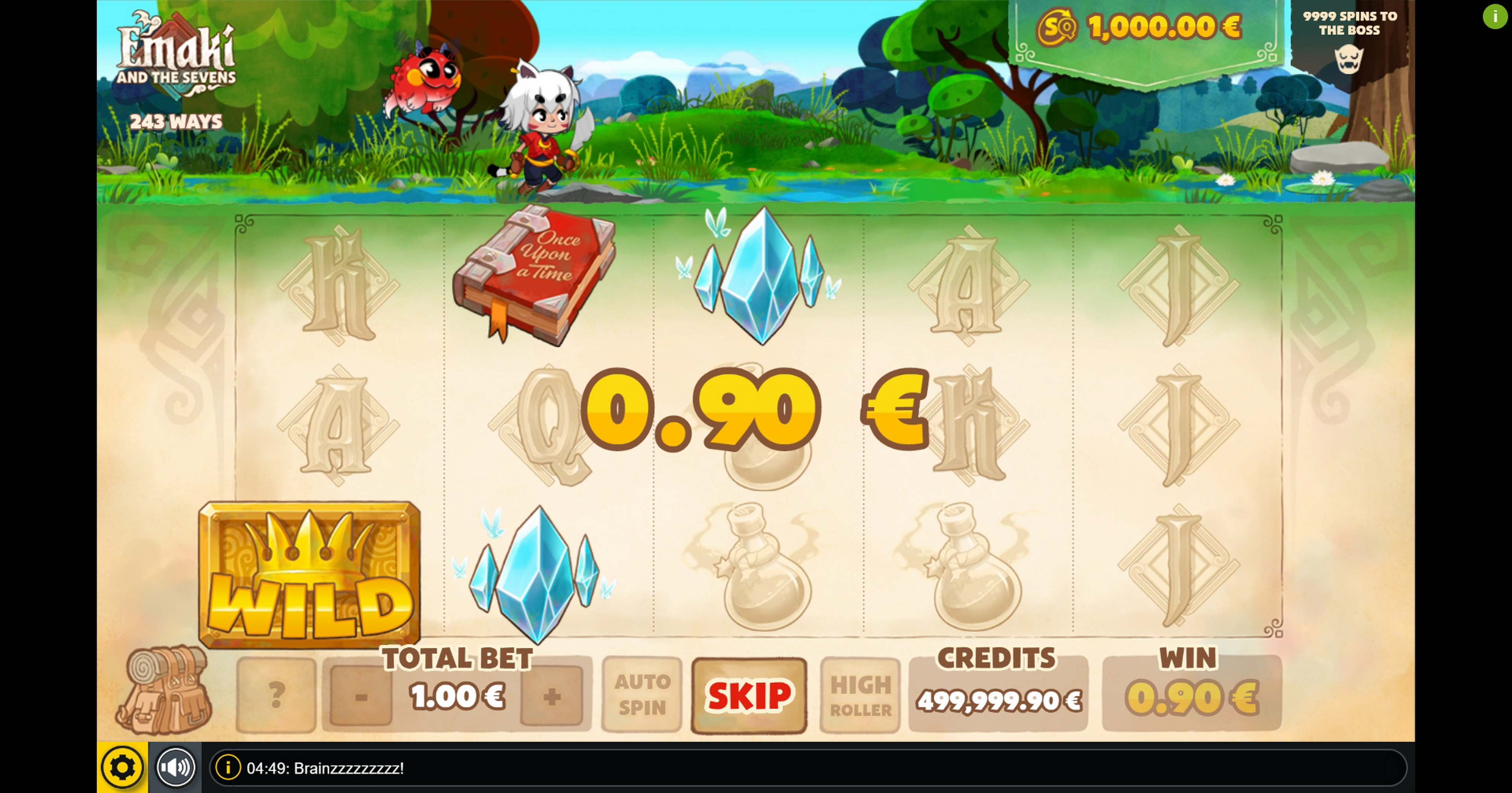 Win Money in Emaki and the Sevens Free Slot Game by GAMING1