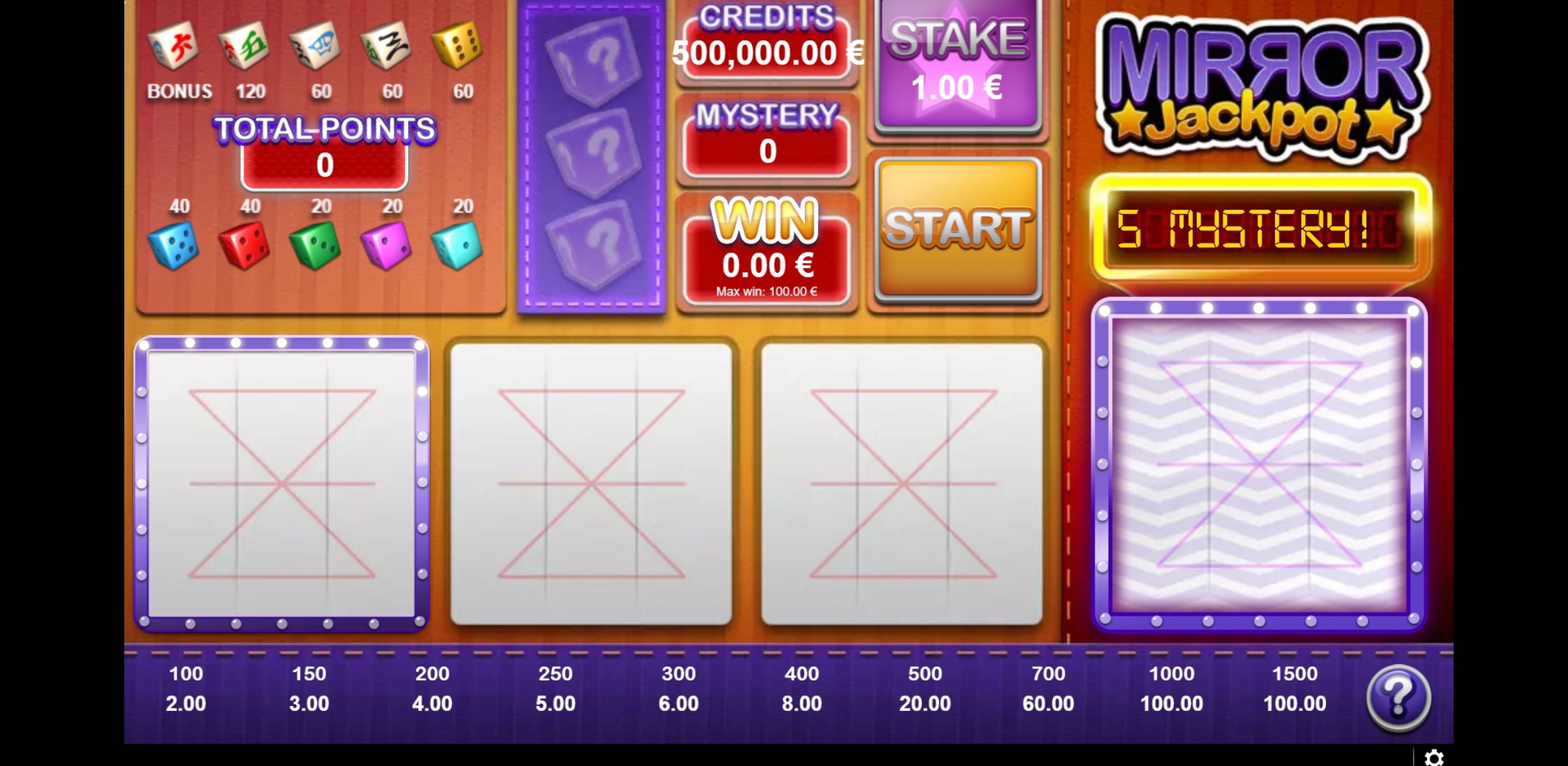 Mirror Jackpot demo