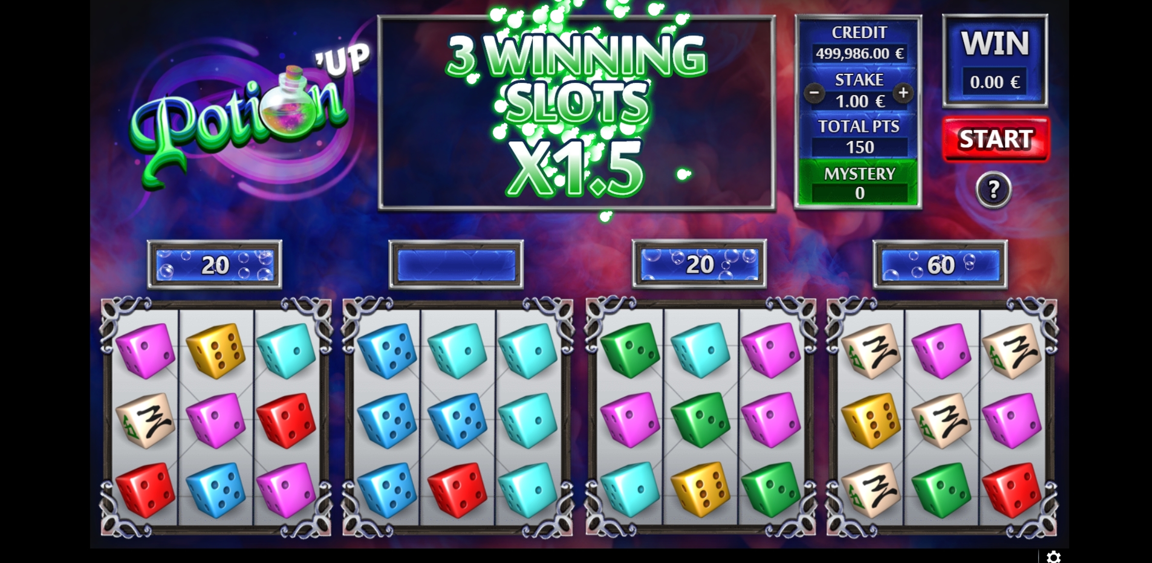 Win Money in Potion UP Free Slot Game by GAMING1