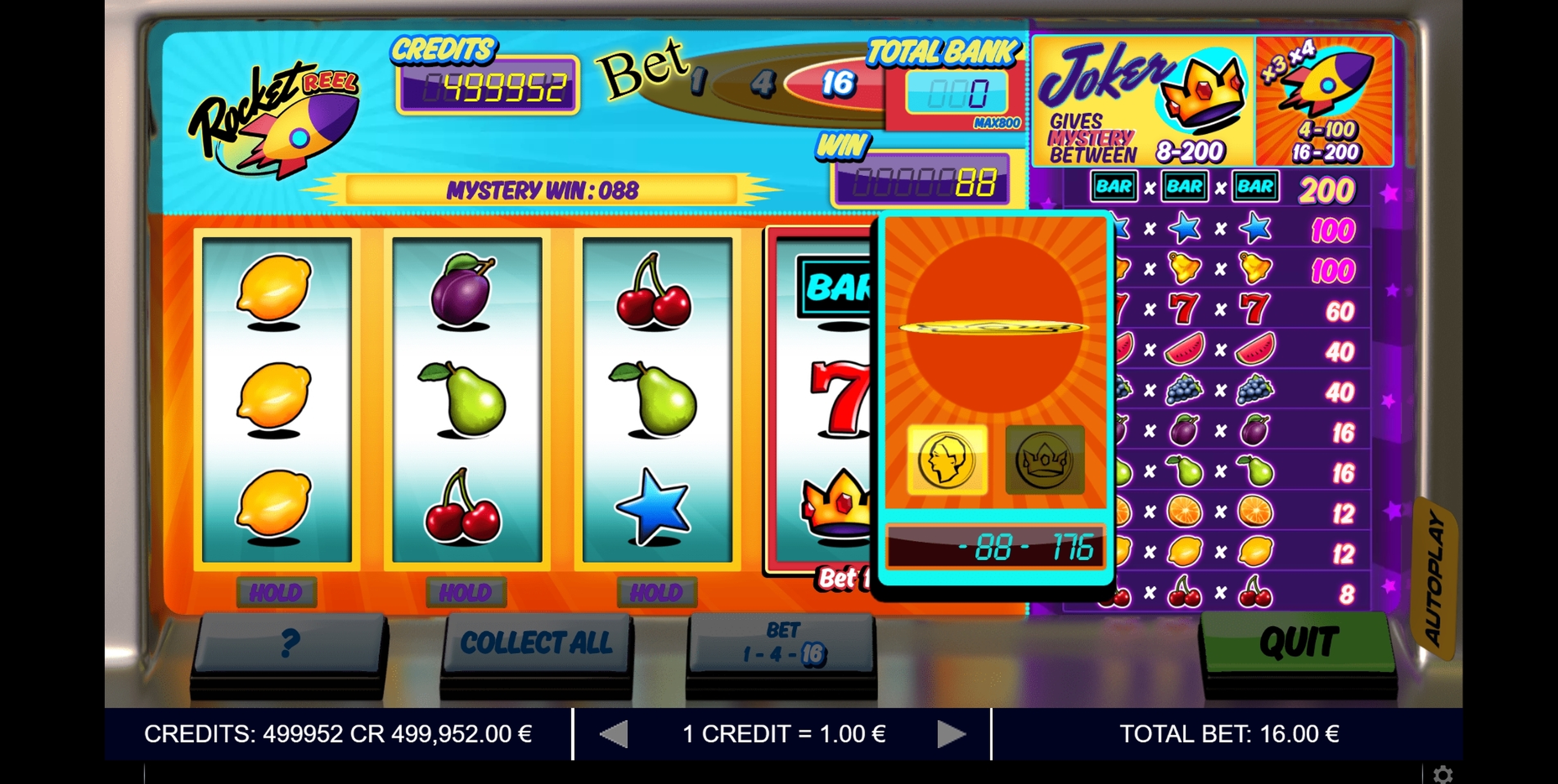 Win Money in Rocket Reel Free Slot Game by GAMING1