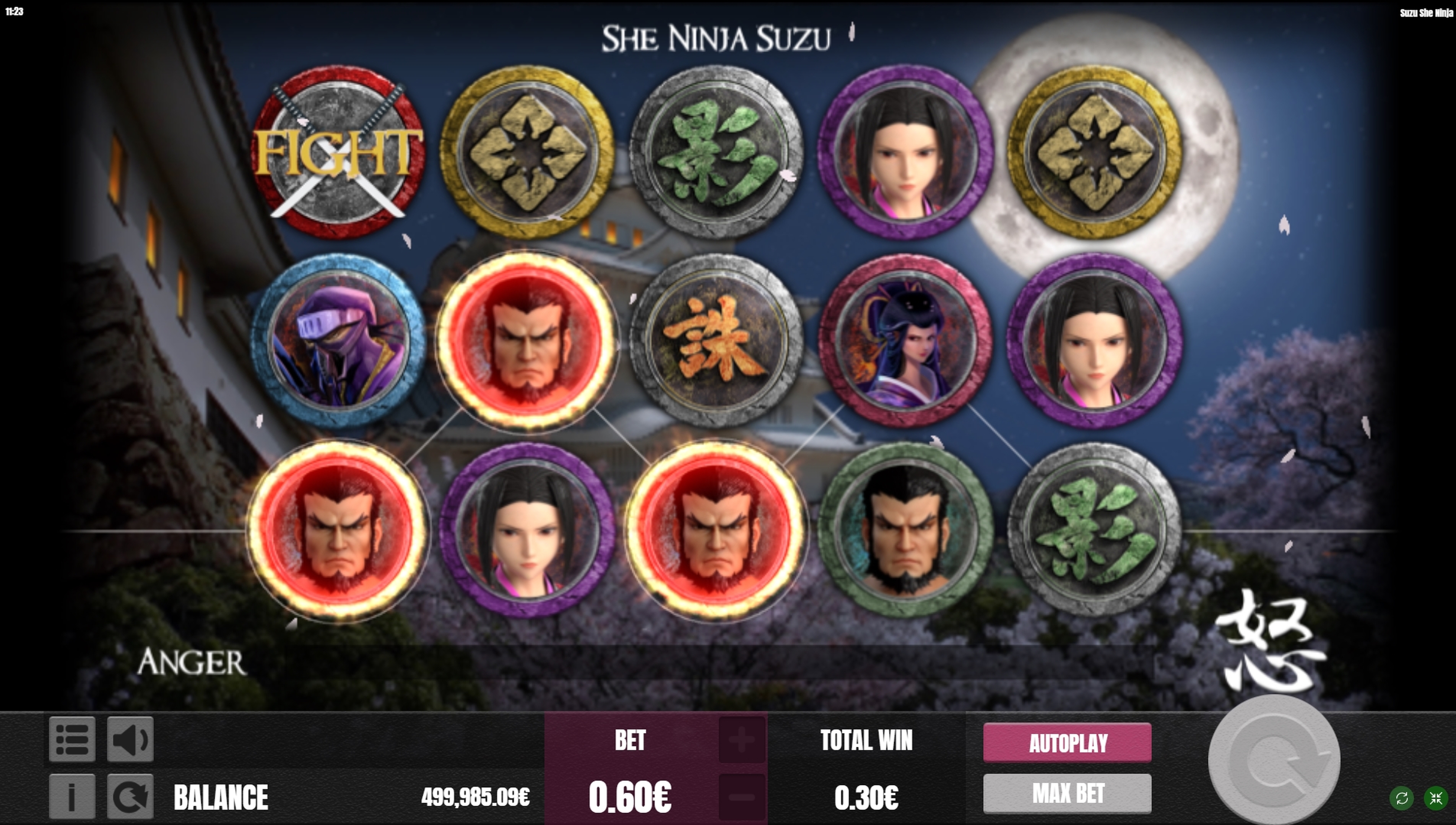 Win Money in She Ninja Suzu Free Slot Game by Ganapati