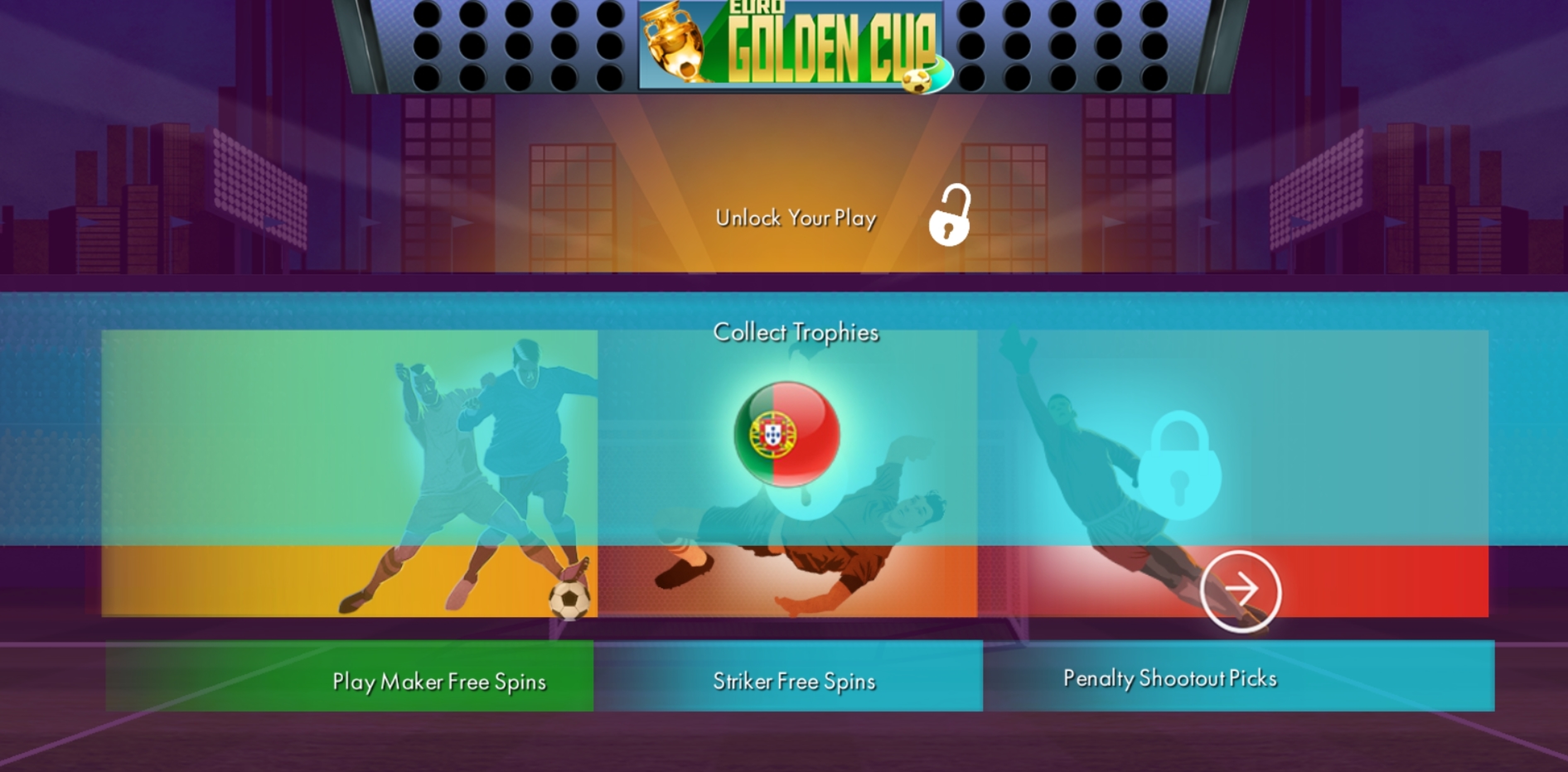 Play Euro Golden Cup Free Casino Slot Game by Genesis Gaming
