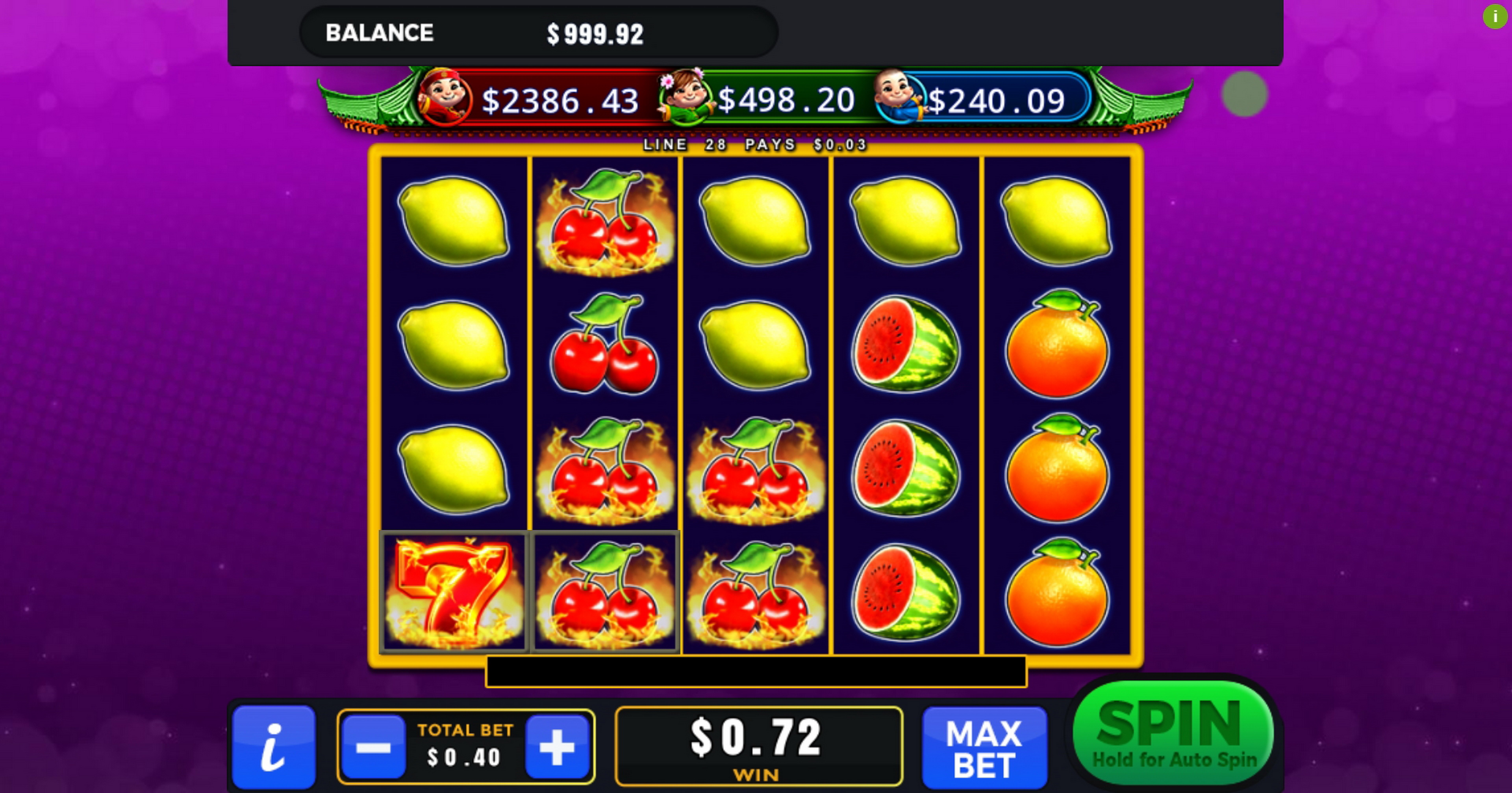 Super Fruits demo